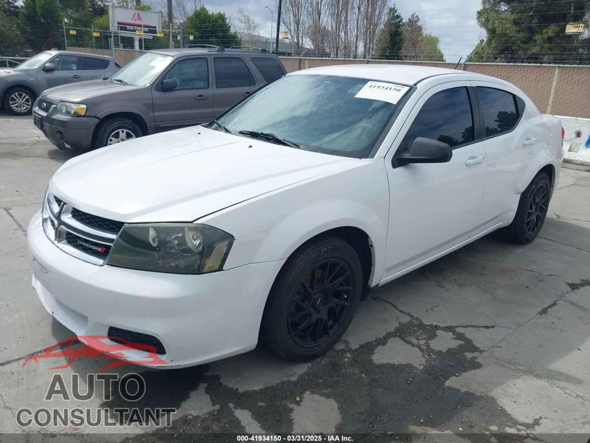 DODGE AVENGER 2013 - 1C3CDZAB2DN535575