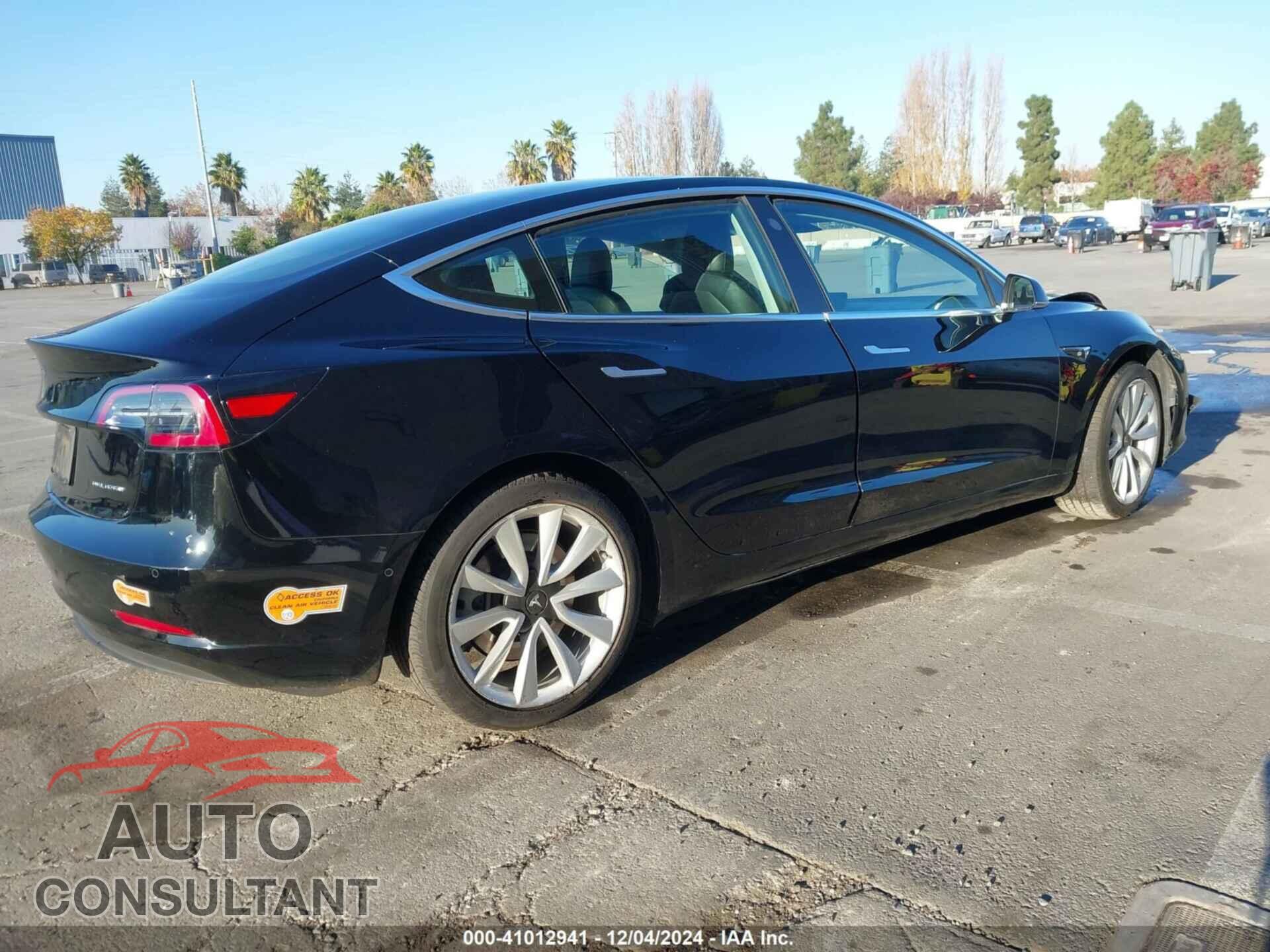 TESLA MODEL 3 2019 - 5YJ3E1EB5KF433610