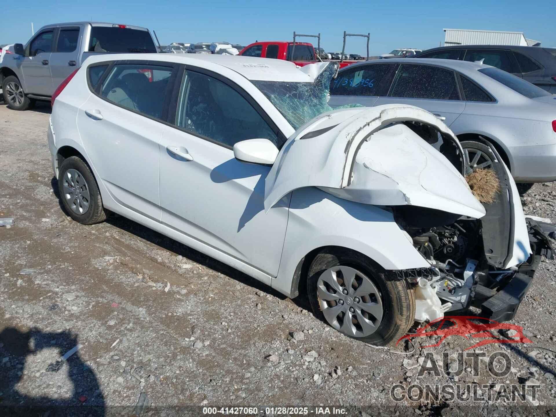 HYUNDAI ACCENT 2017 - KMHCT5AE5HU325531