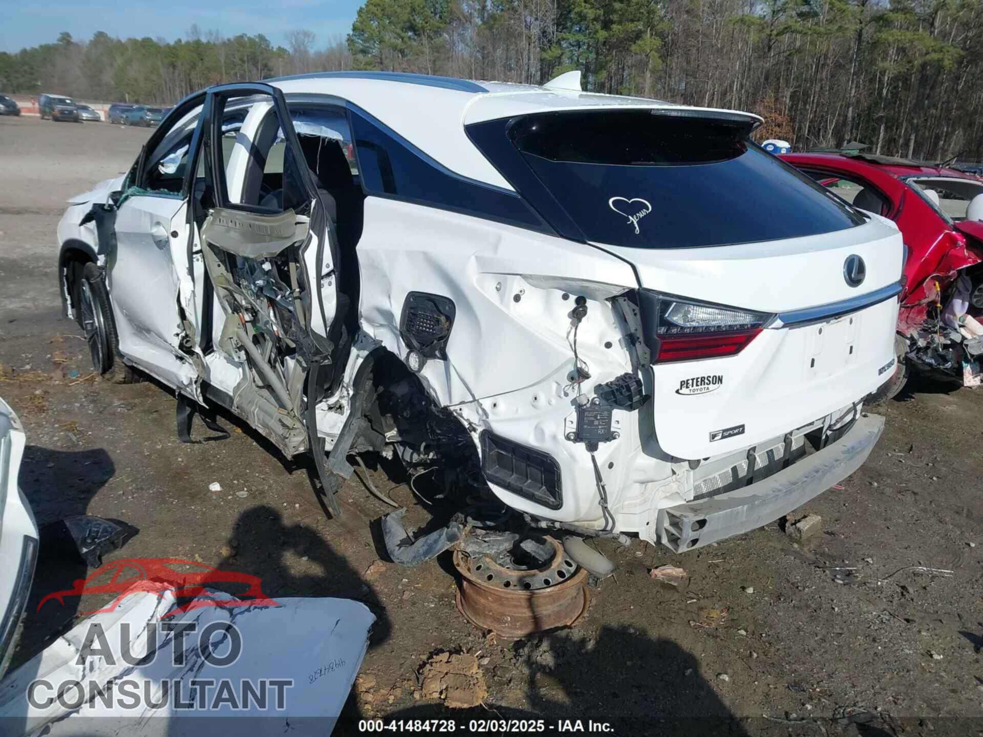 LEXUS RX 350 2017 - 2T2ZZMCA2HC074882