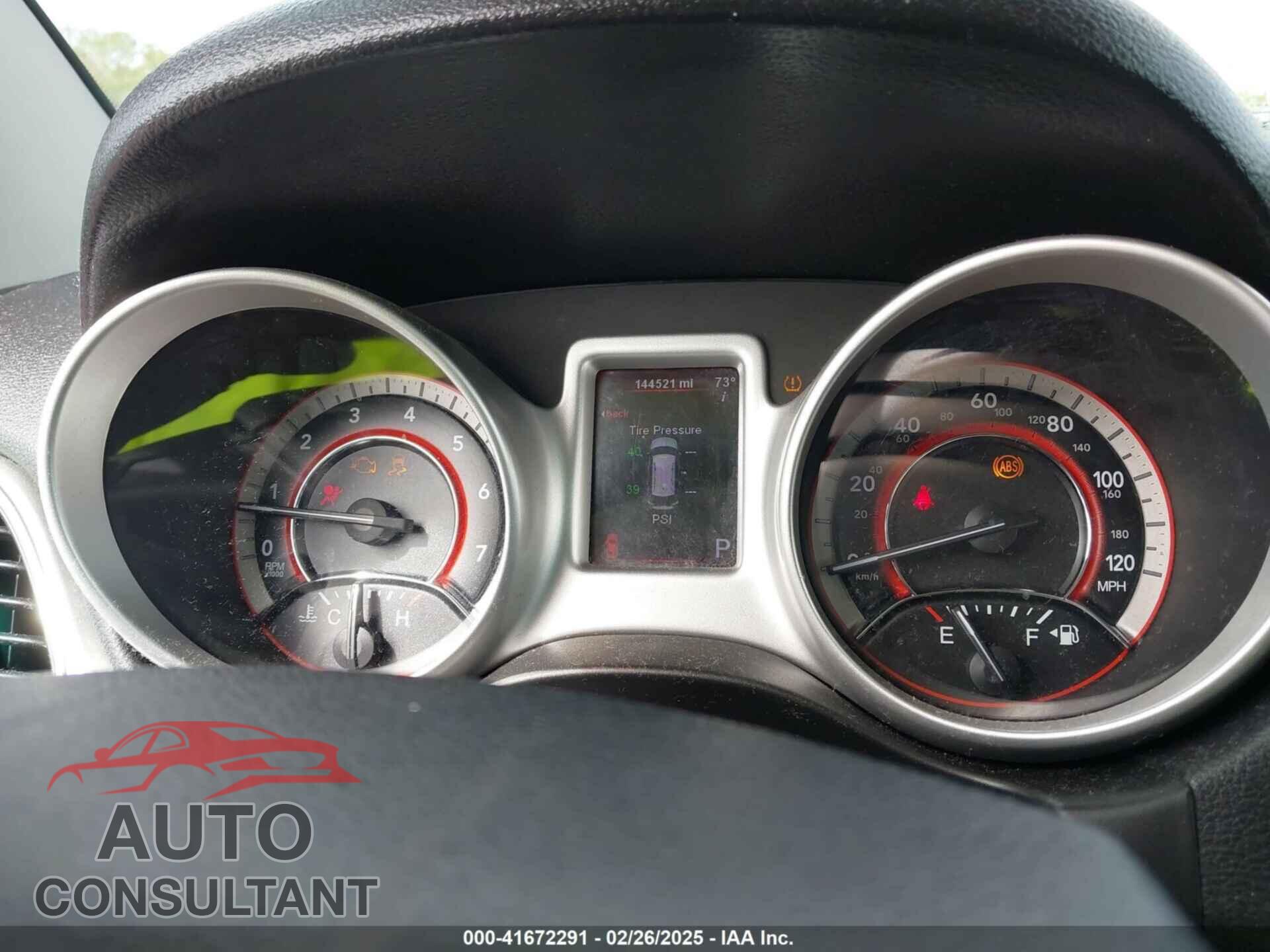 DODGE JOURNEY 2012 - 3C4PDCBB4CT331464