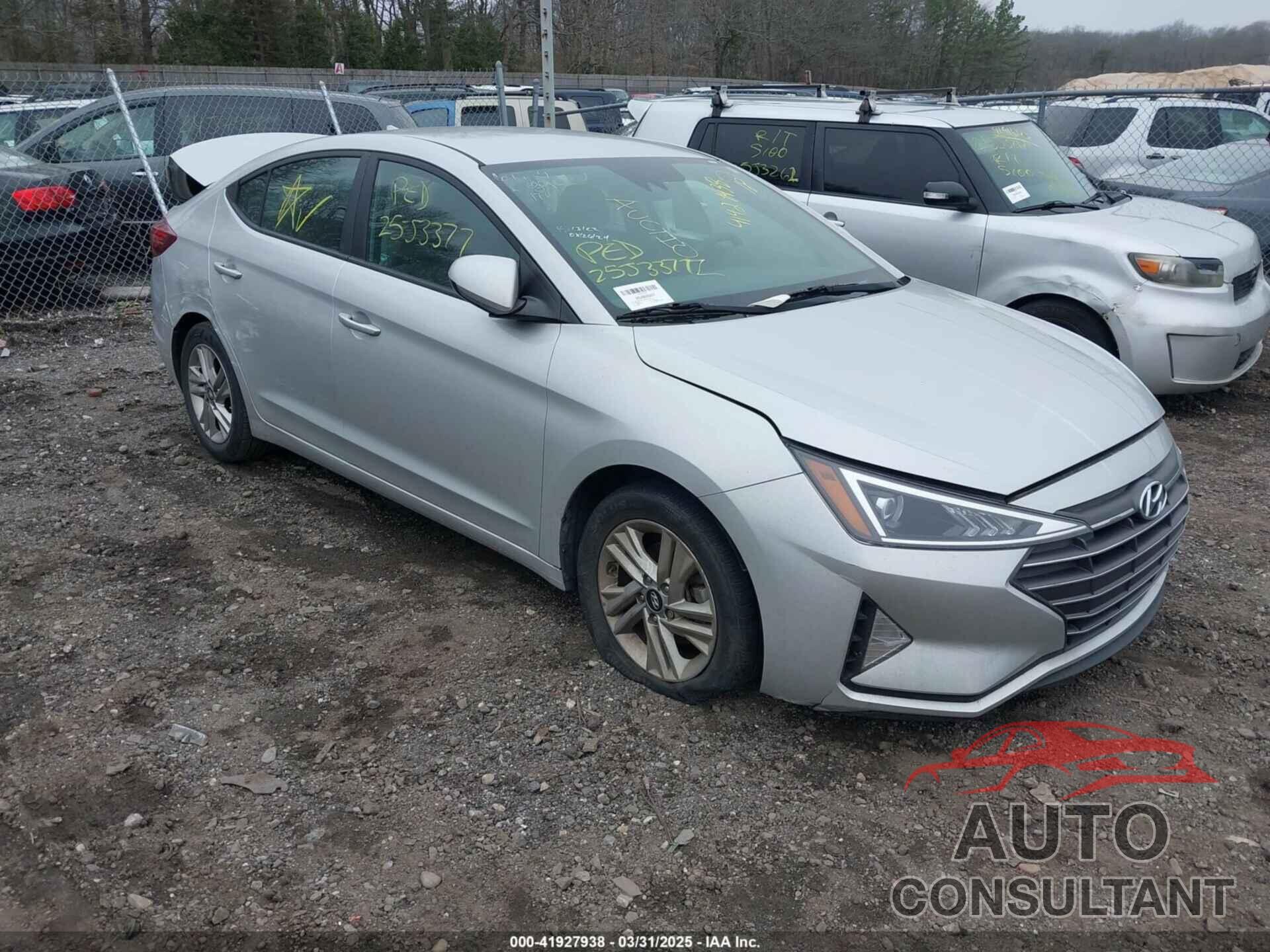 HYUNDAI ELANTRA 2020 - 5NPD84LF4LH520081