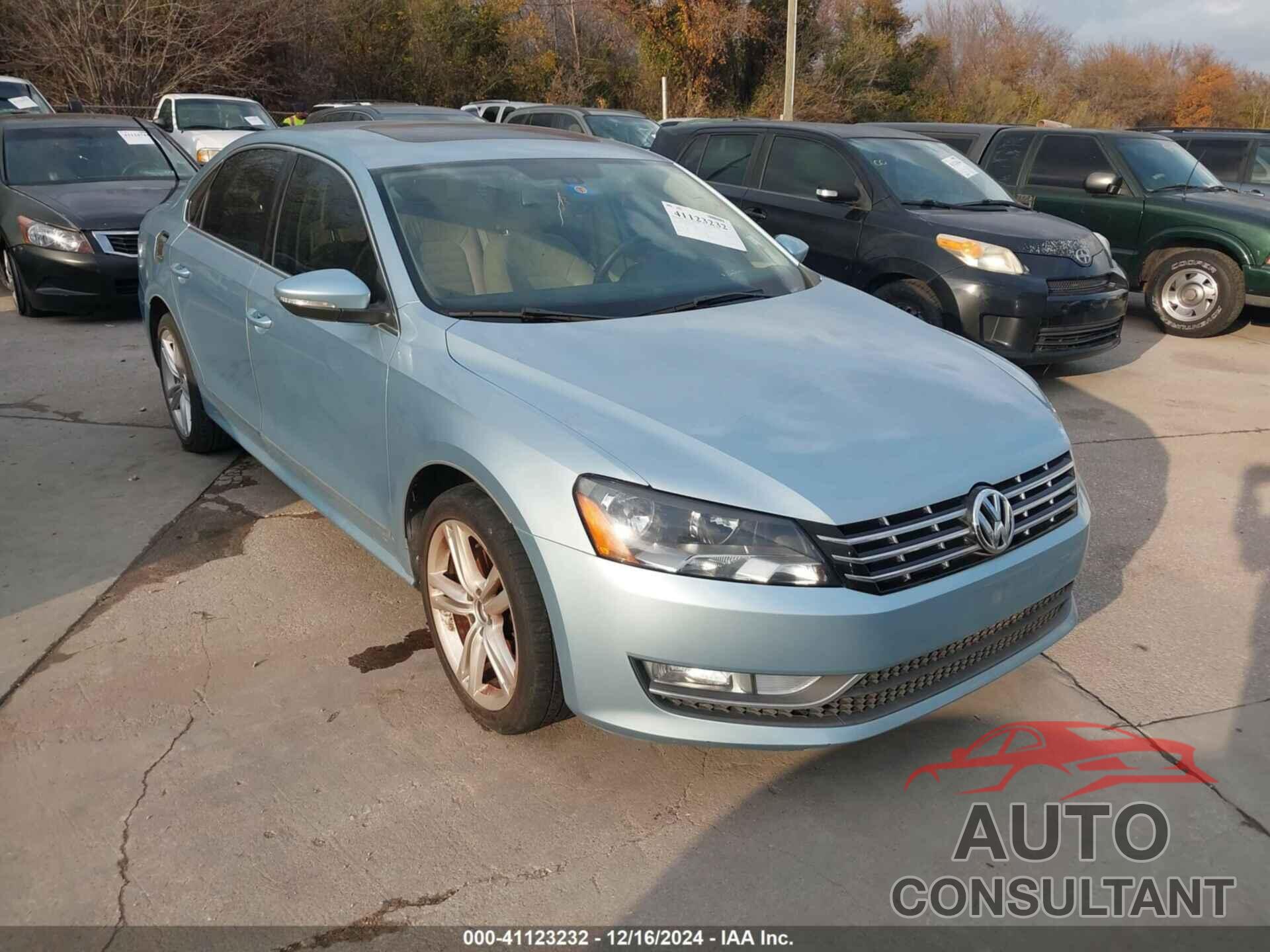 VOLKSWAGEN PASSAT 2012 - 1VWCN7A31CC099363