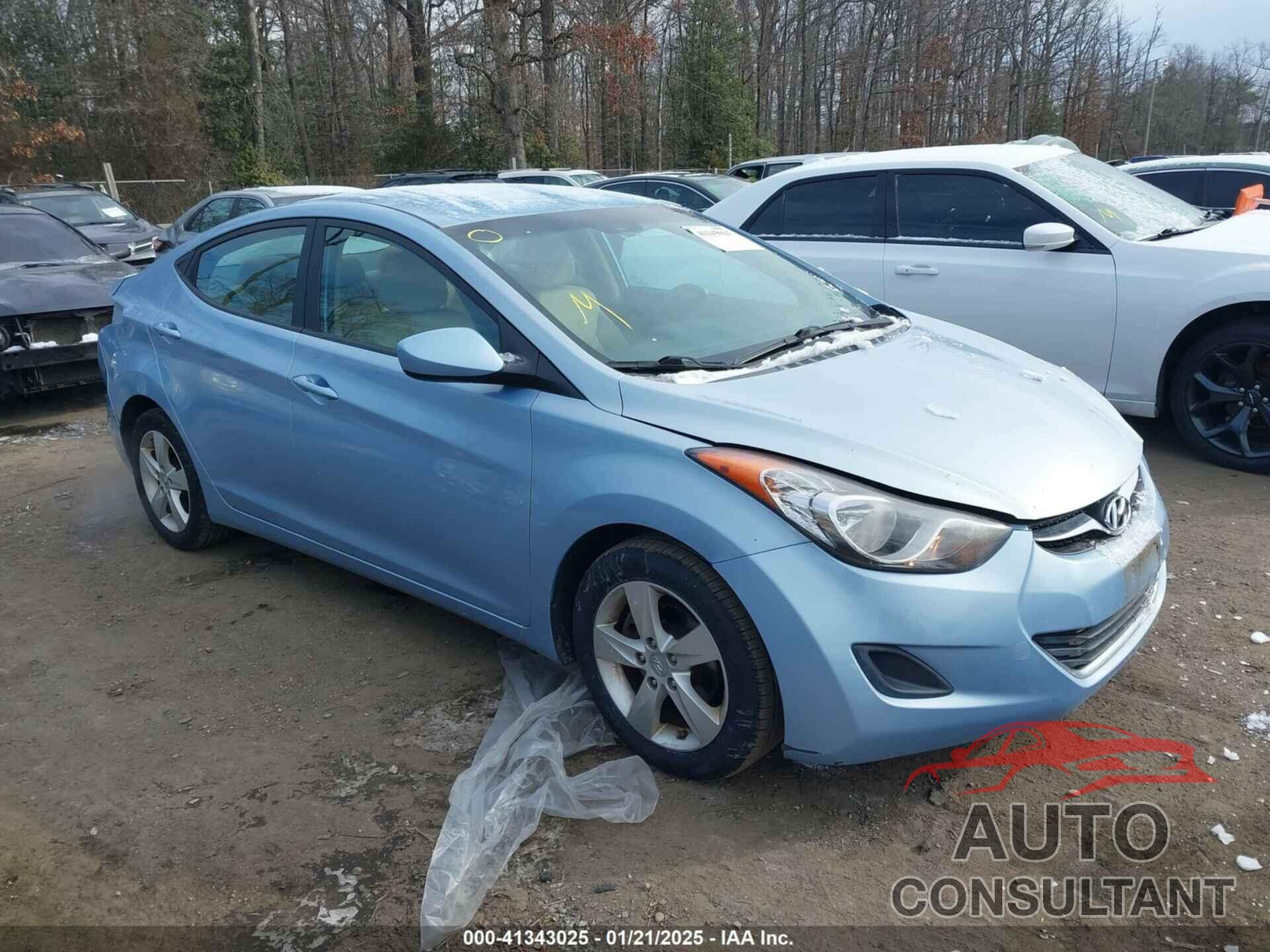 HYUNDAI ELANTRA 2011 - KMHDH4AE1BU147060