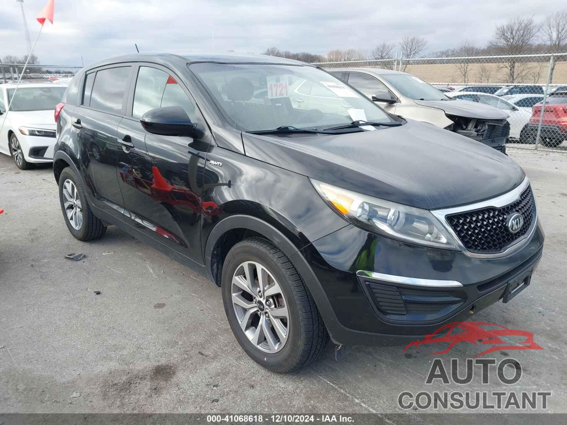 KIA SPORTAGE 2016 - KNDPBCAC7G7806079