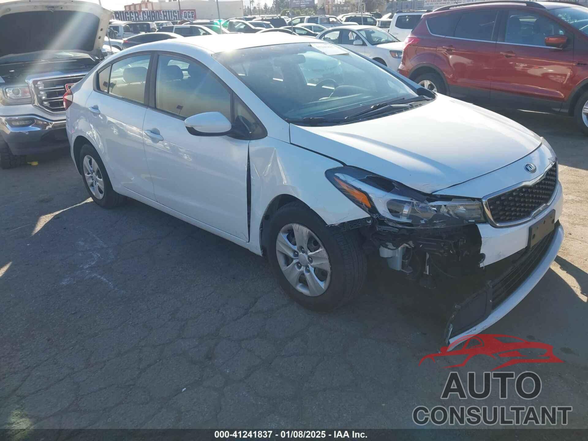 KIA FORTE 2017 - 3KPFK4A74HE043007