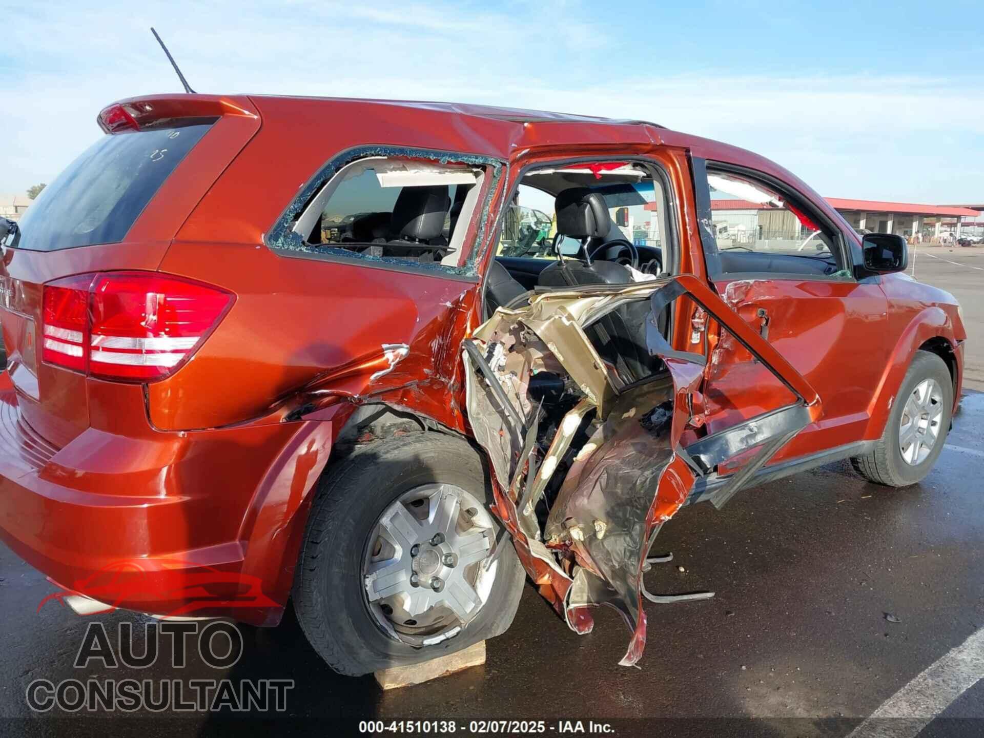 DODGE JOURNEY 2012 - 3C4PDCAB4CT389852