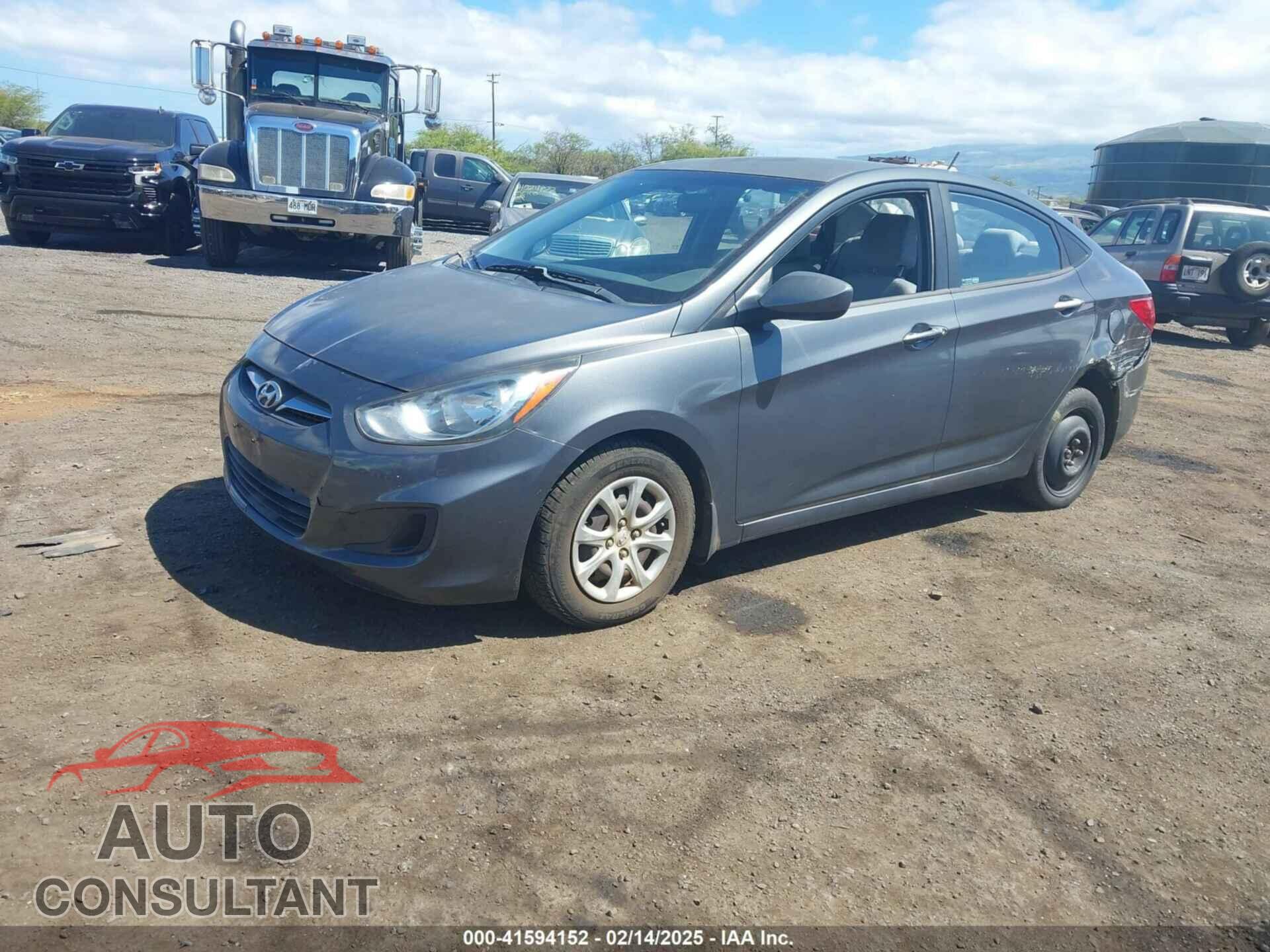 HYUNDAI ACCENT 2012 - KMHCT4AE9CU116540
