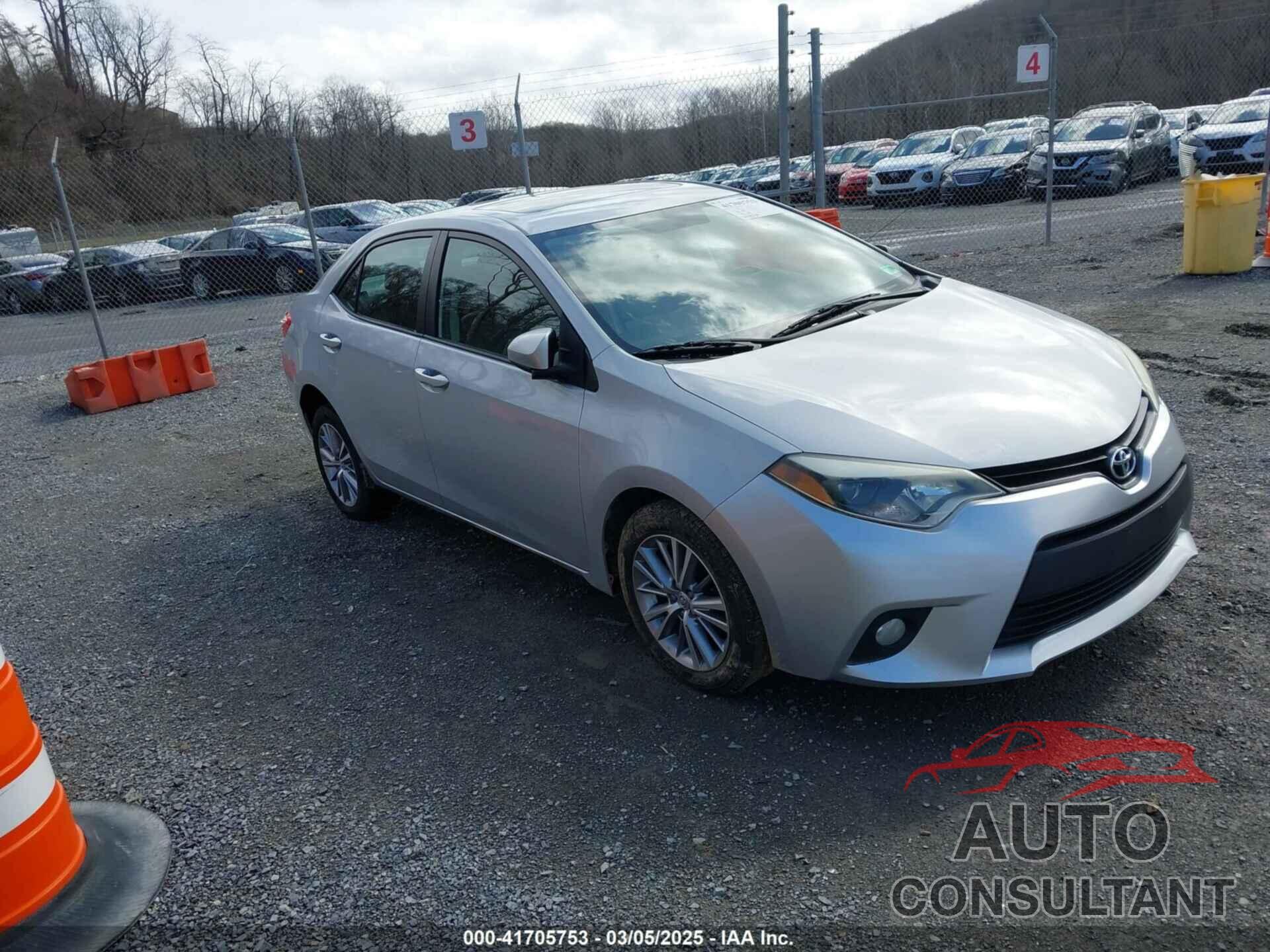 TOYOTA COROLLA 2014 - 2T1BURHEXEC130155