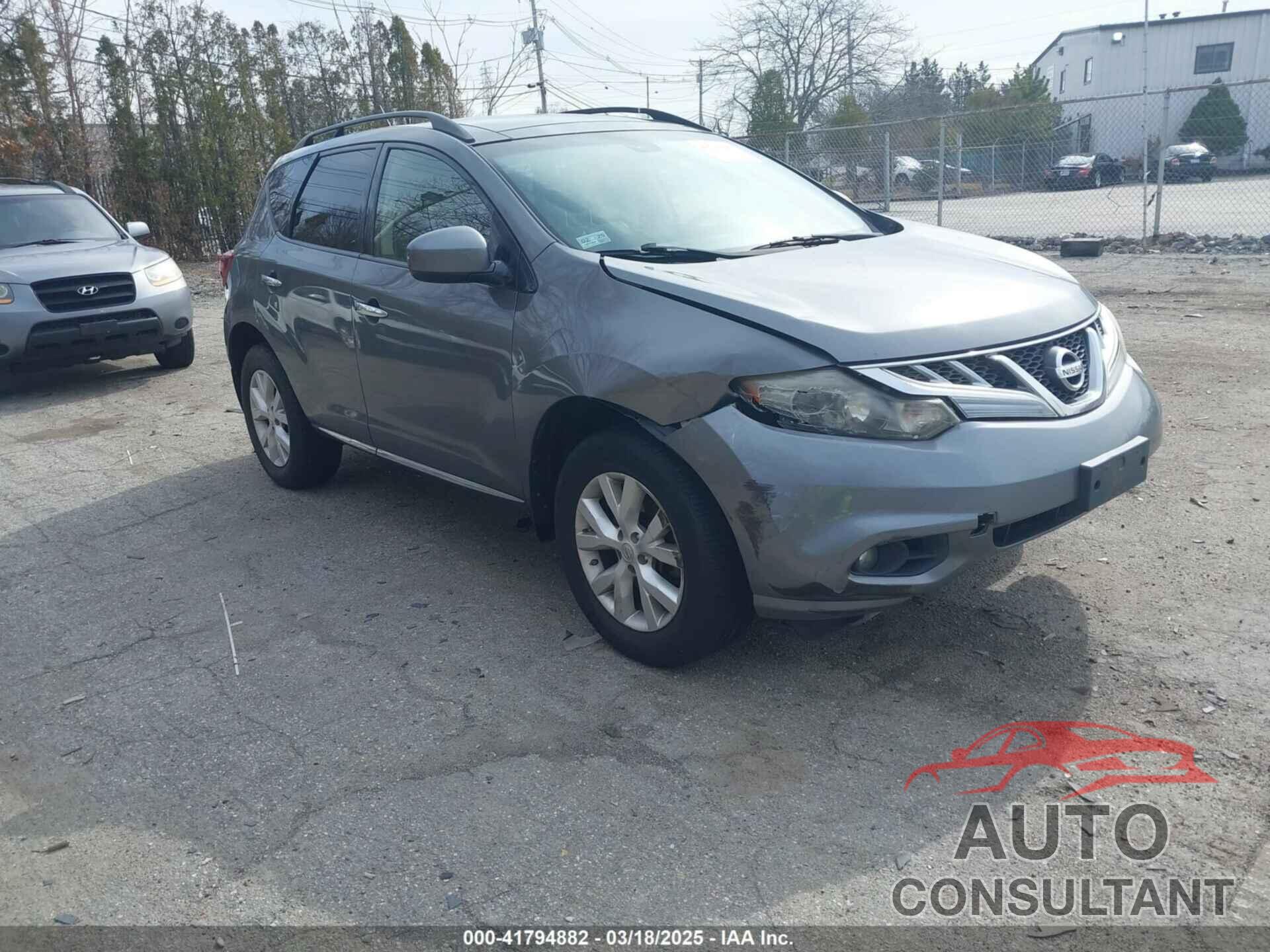 NISSAN MURANO 2013 - JN8AZ1MWXDW318858