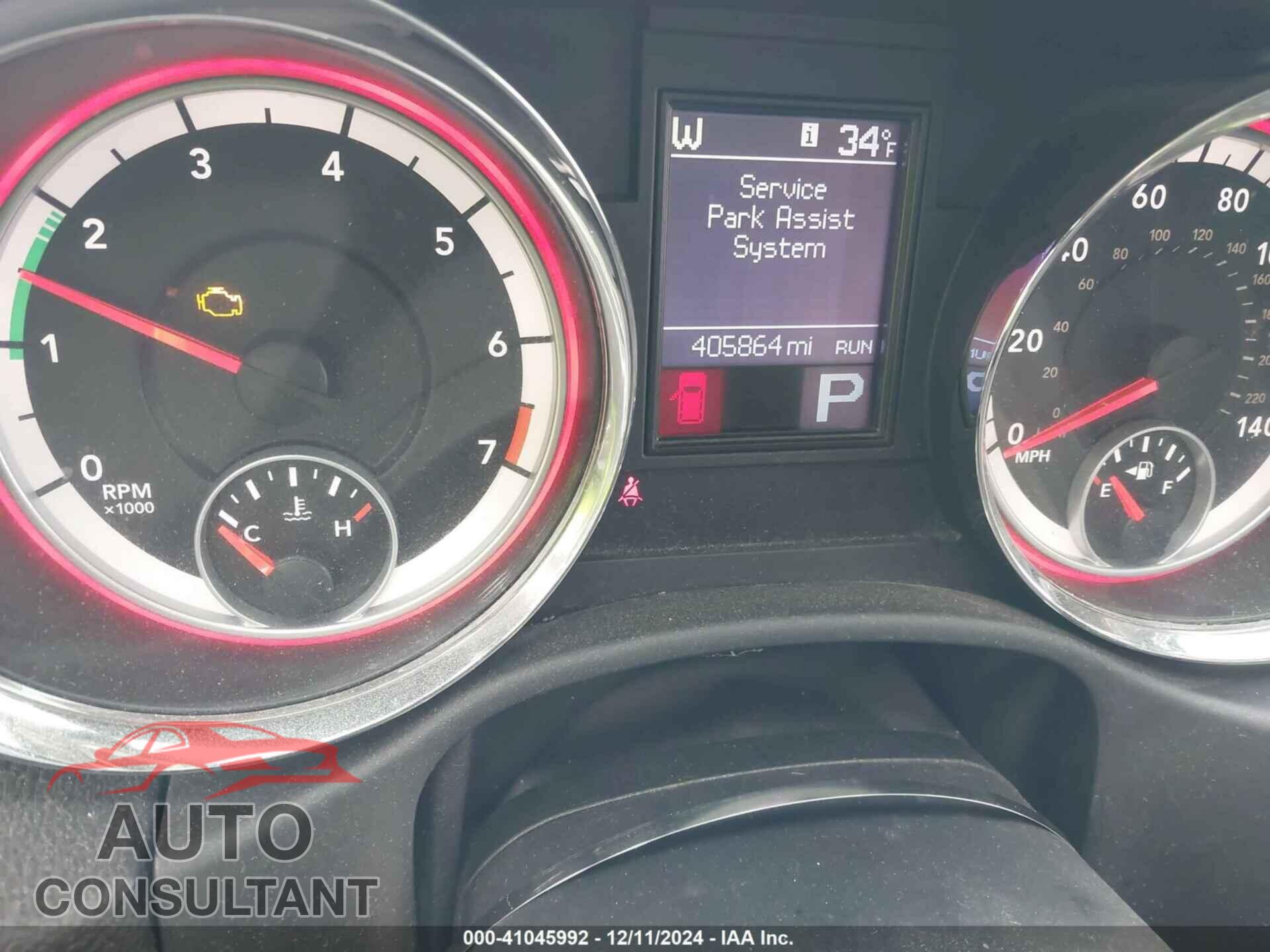 DODGE DURANGO 2013 - 1C4RDJEG6DC638023