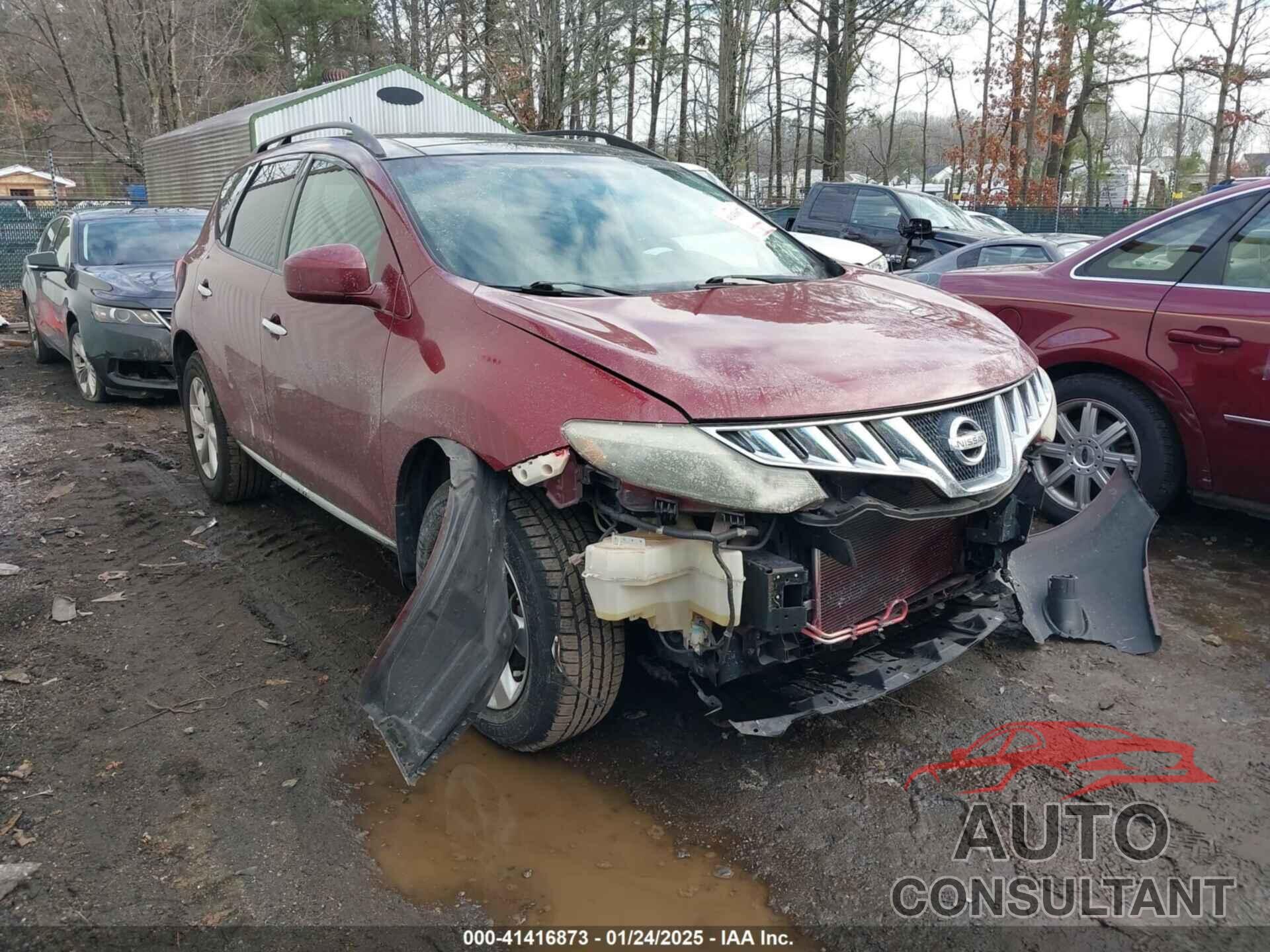 NISSAN MURANO 2009 - JN8AZ18W49W100335