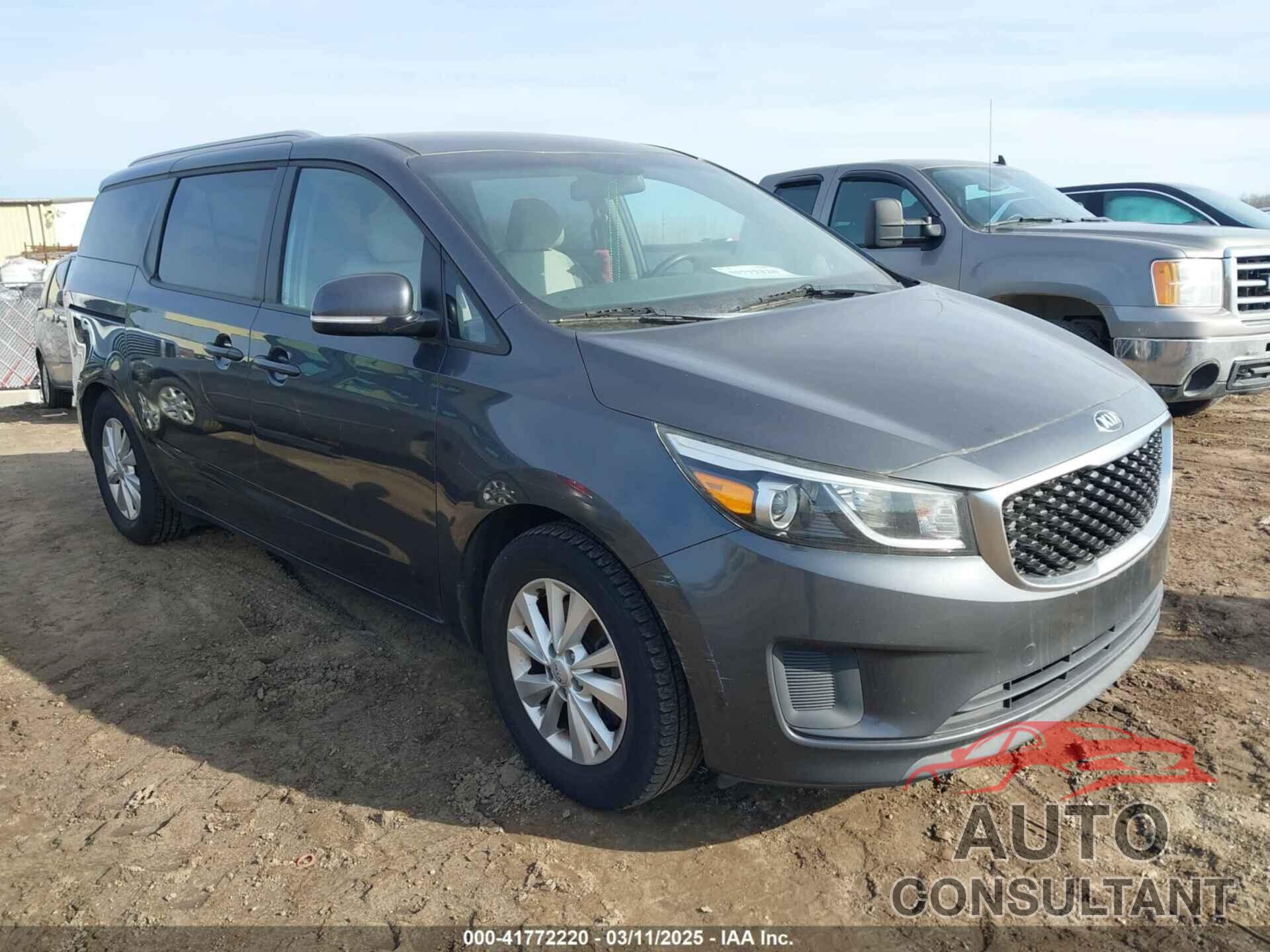 KIA SEDONA 2016 - KNDMB5C17G6130801