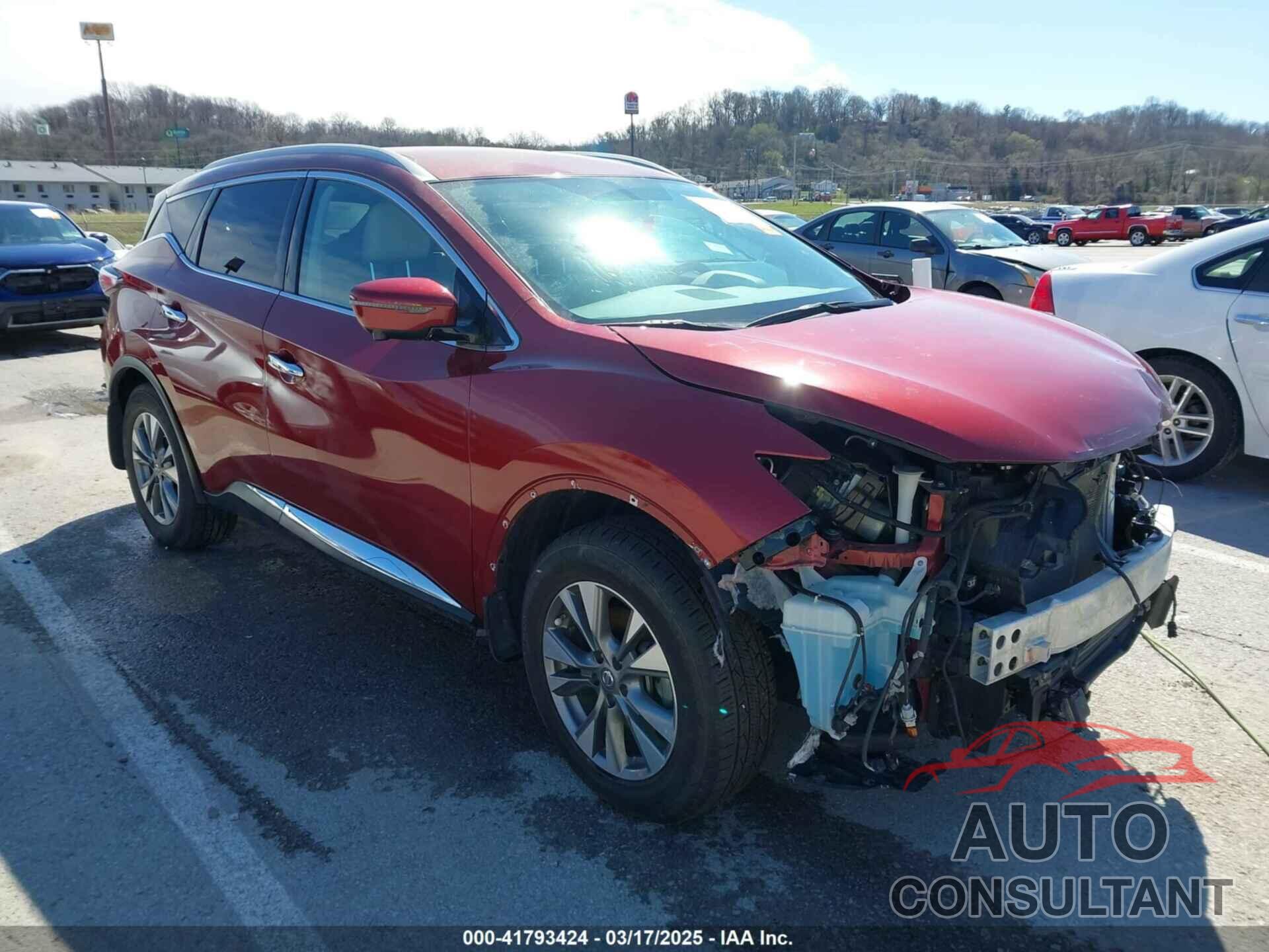 NISSAN MURANO 2018 - 5N1AZ2MH7JN163914