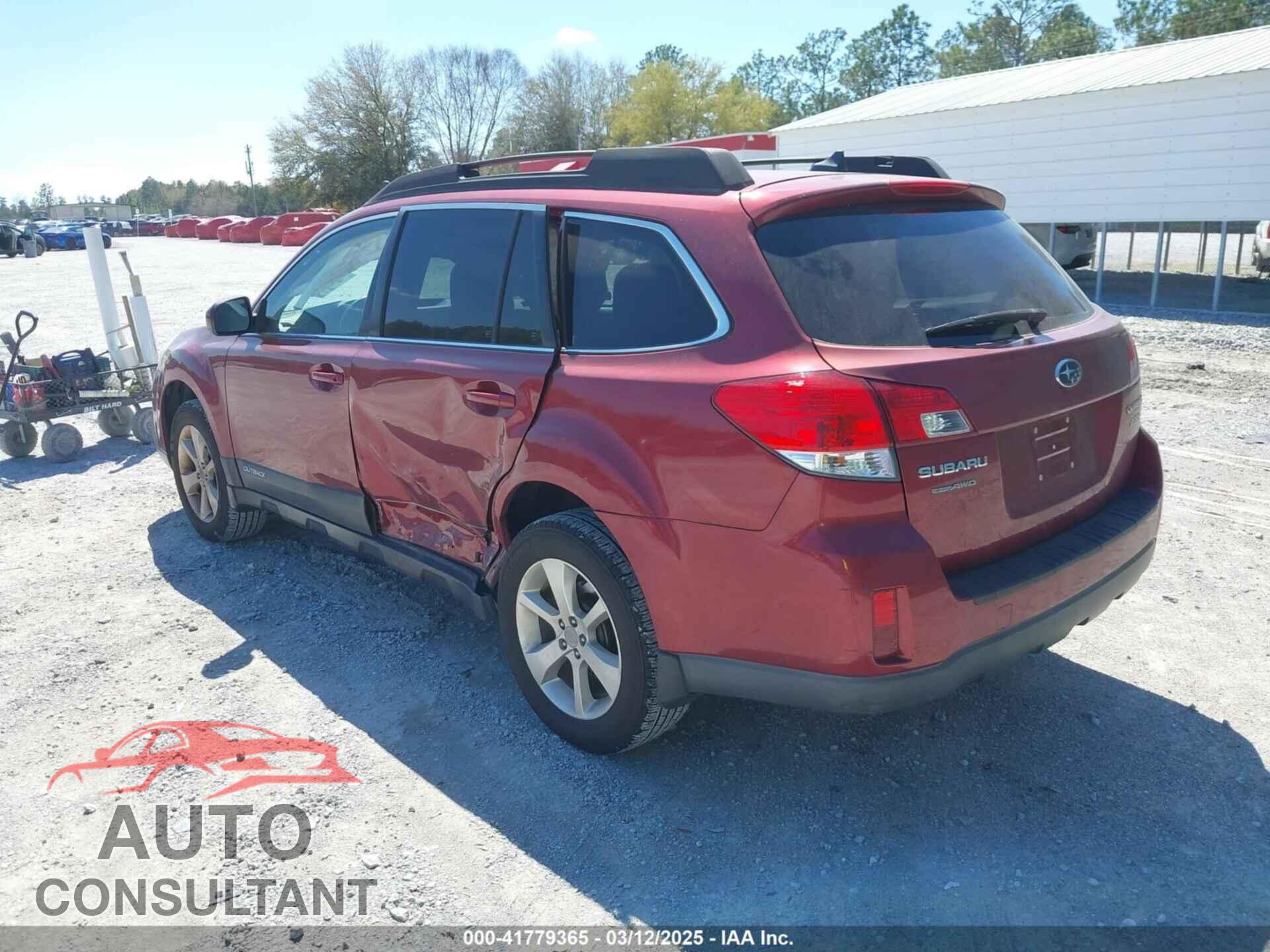 SUBARU OUTBACK 2014 - 4S4BRBCC4E3248768