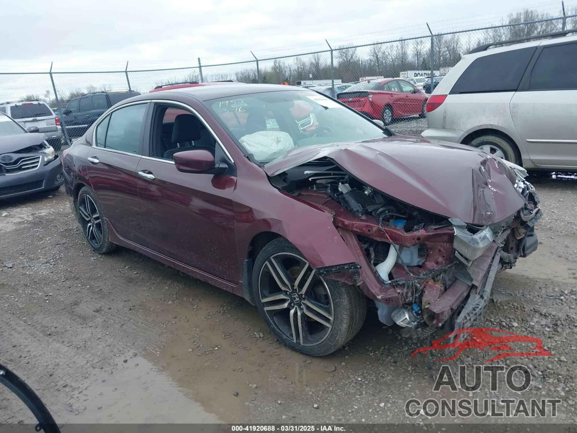 HONDA ACCORD 2017 - 1HGCR2F19HA267952