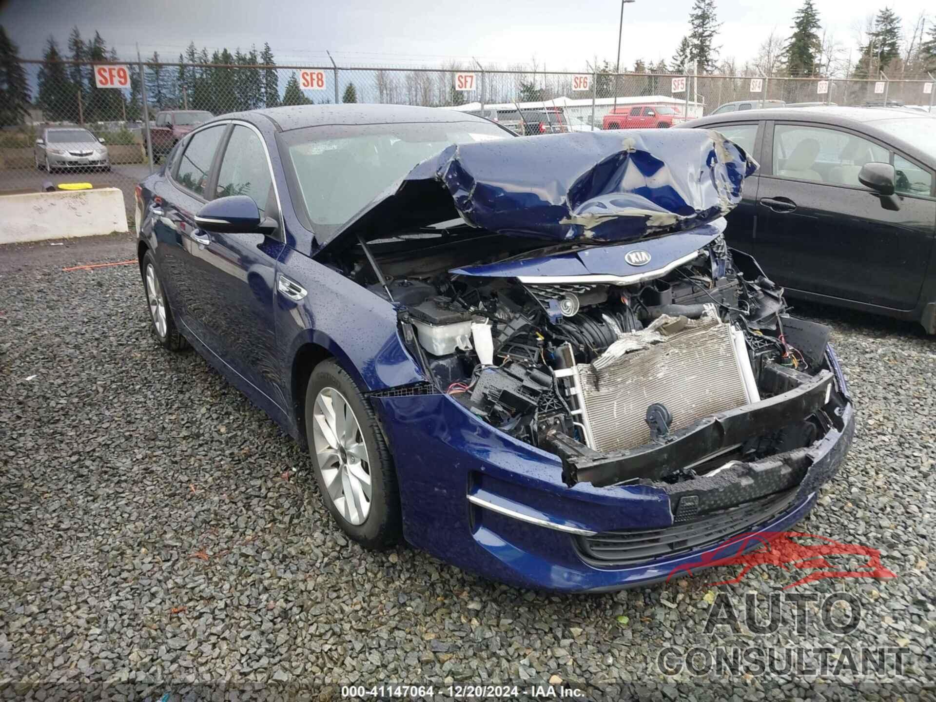 KIA OPTIMA 2018 - 5XXGT4L35JG270182