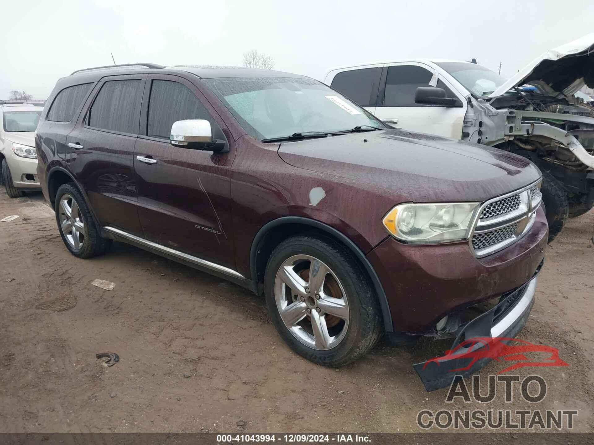 DODGE DURANGO 2012 - 1C4RDHEGXCC257282
