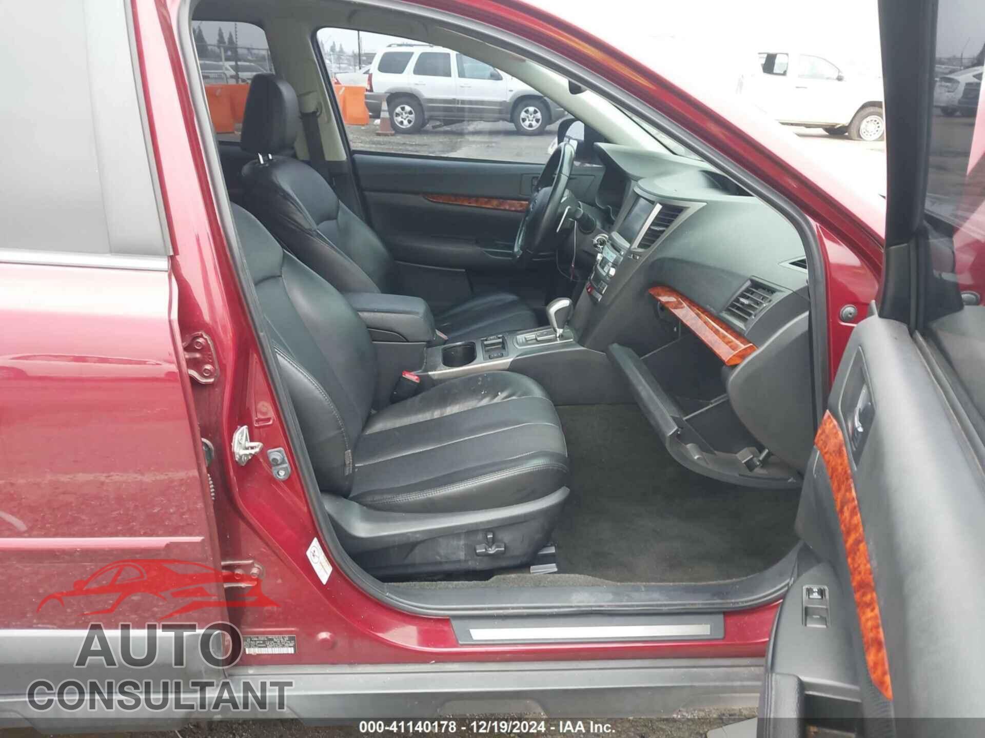 SUBARU OUTBACK 2012 - 4S4BRBLC1C3281143