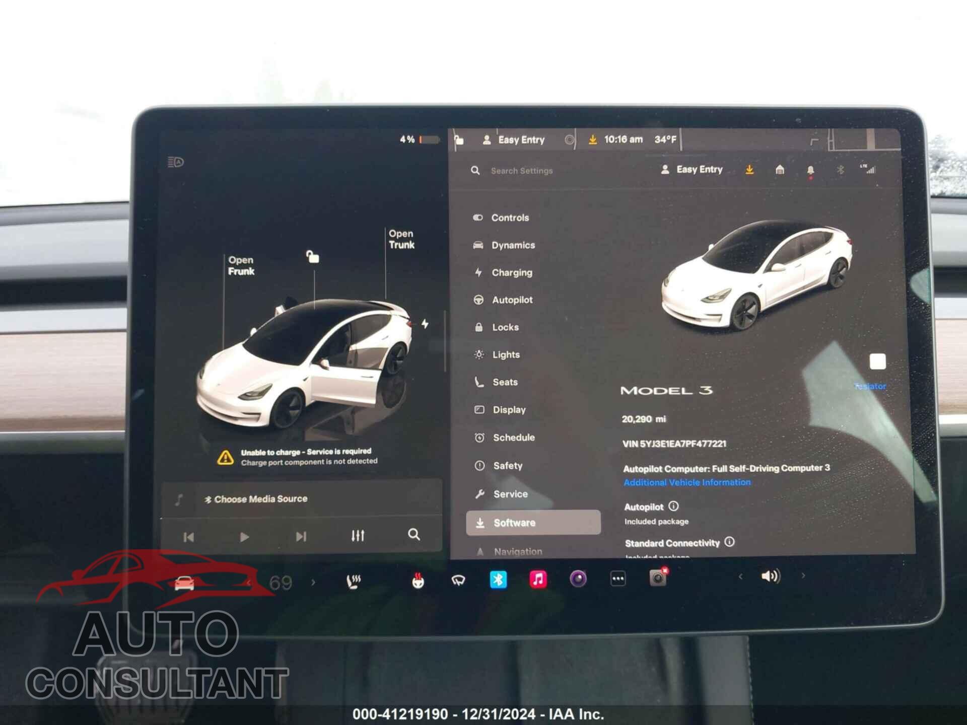 TESLA MODEL 3 2023 - 5YJ3E1EA7PF477221