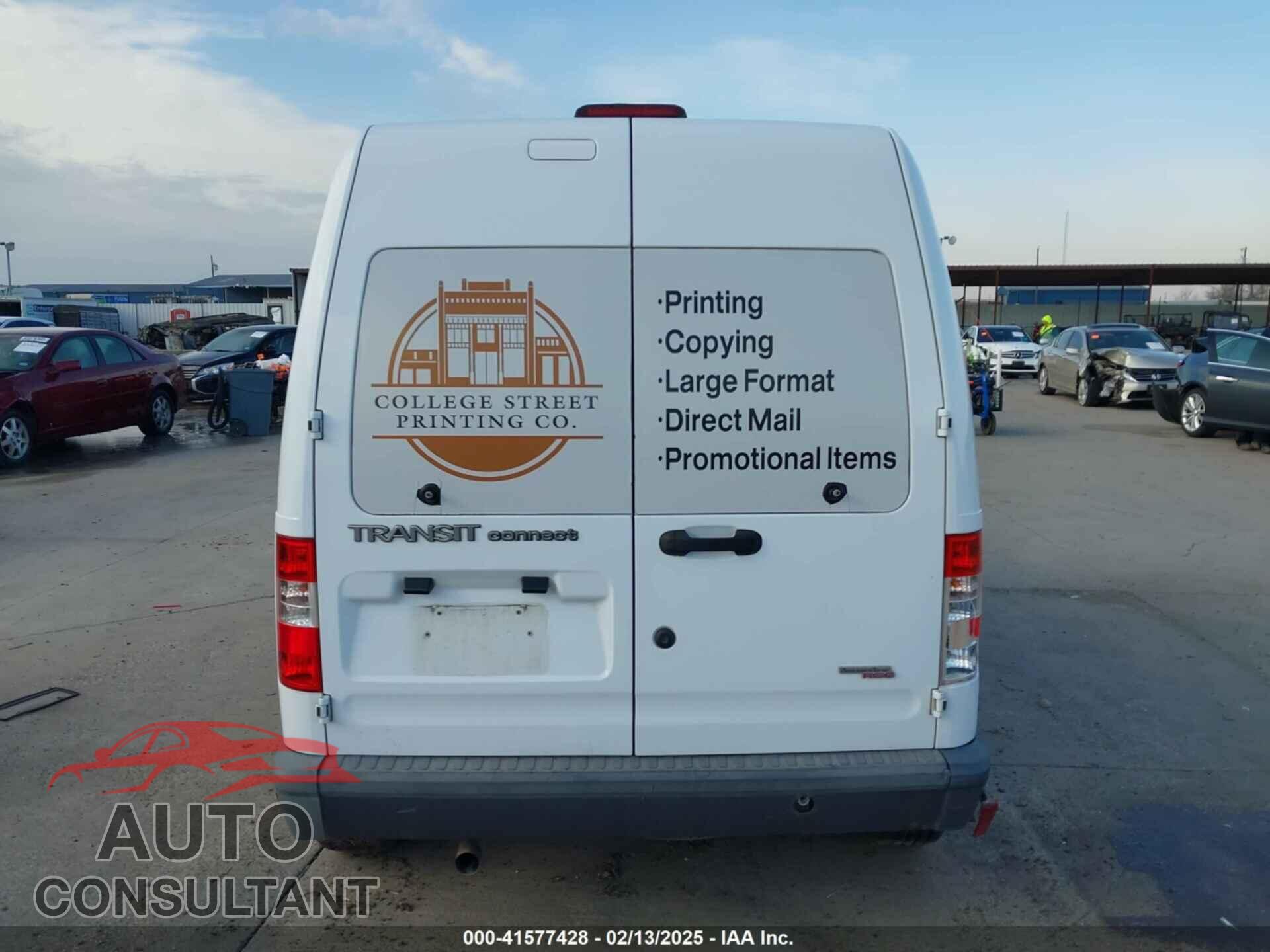 FORD TRANSIT CONNECT 2013 - NM0LS7CN2DT160695