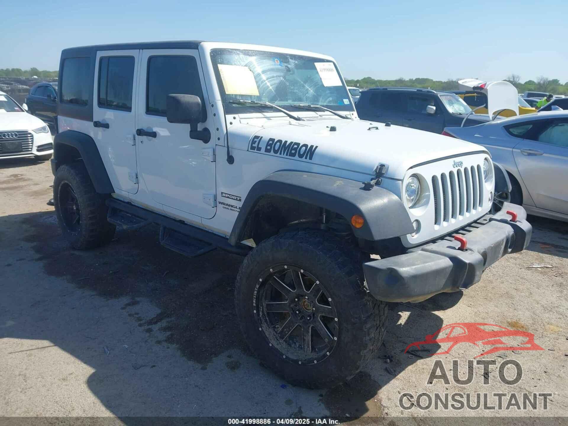 JEEP WRANGLER UNLIMITED 2017 - 1C4BJWDG1HL740750