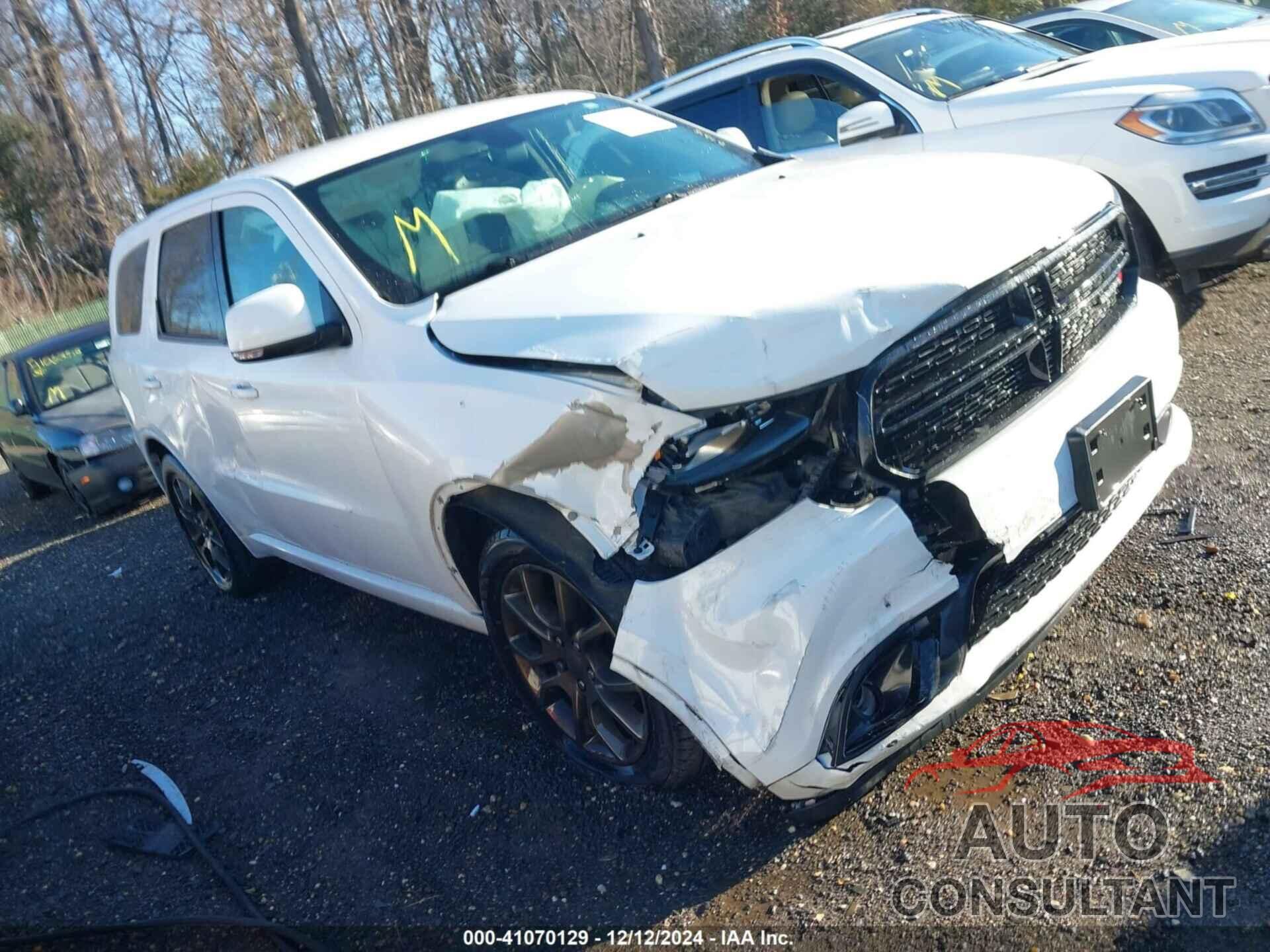 DODGE DURANGO 2017 - 1C4RDJDGXHC661375