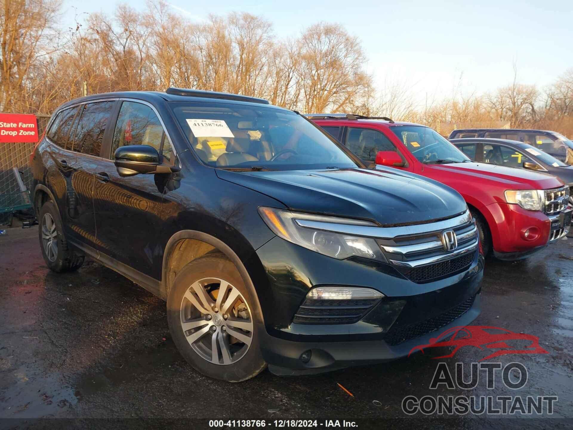 HONDA PILOT 2016 - 5FNYF6H53GB012739