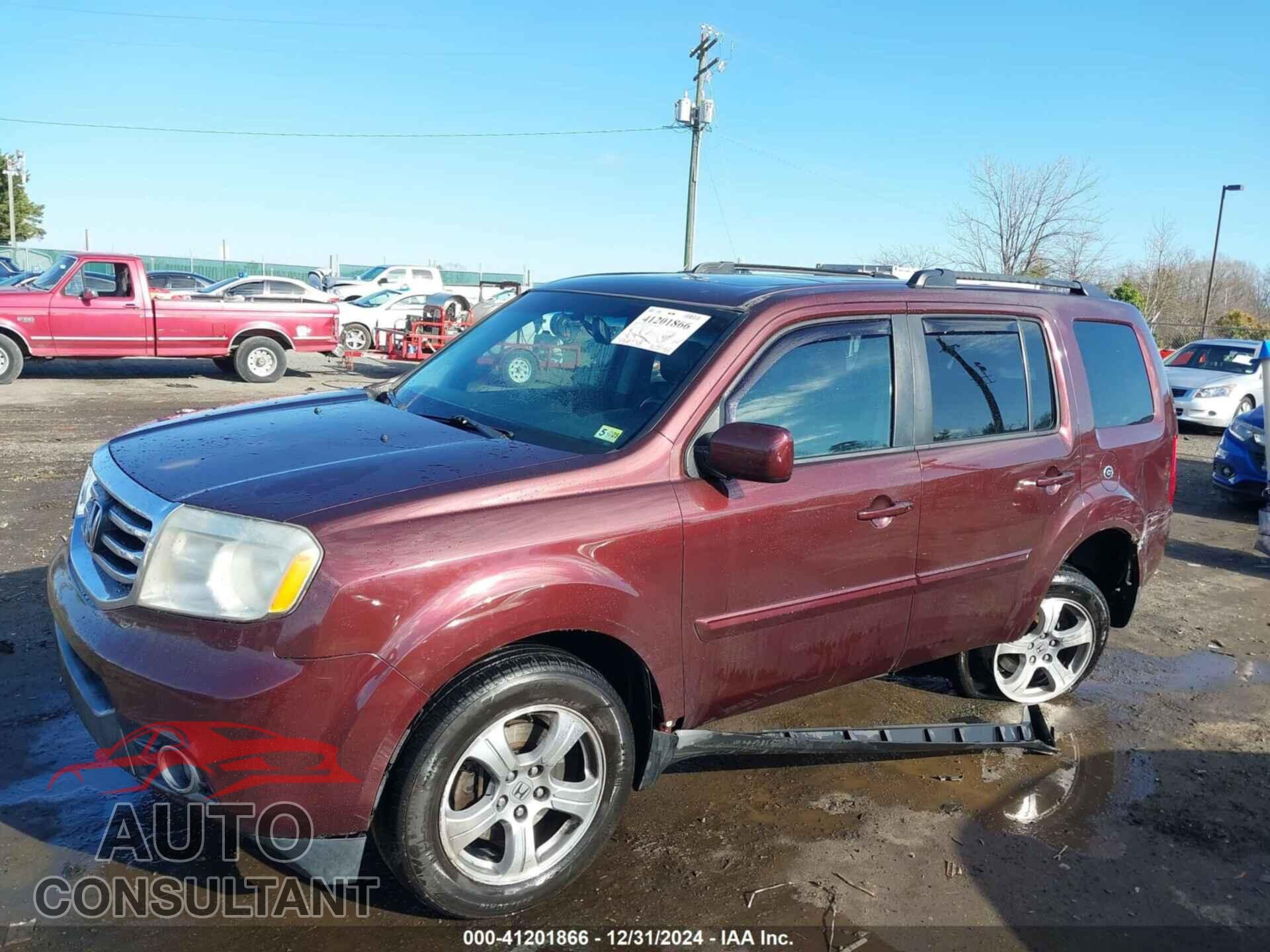 HONDA PILOT 2012 - 5FNYF4H54CB074195