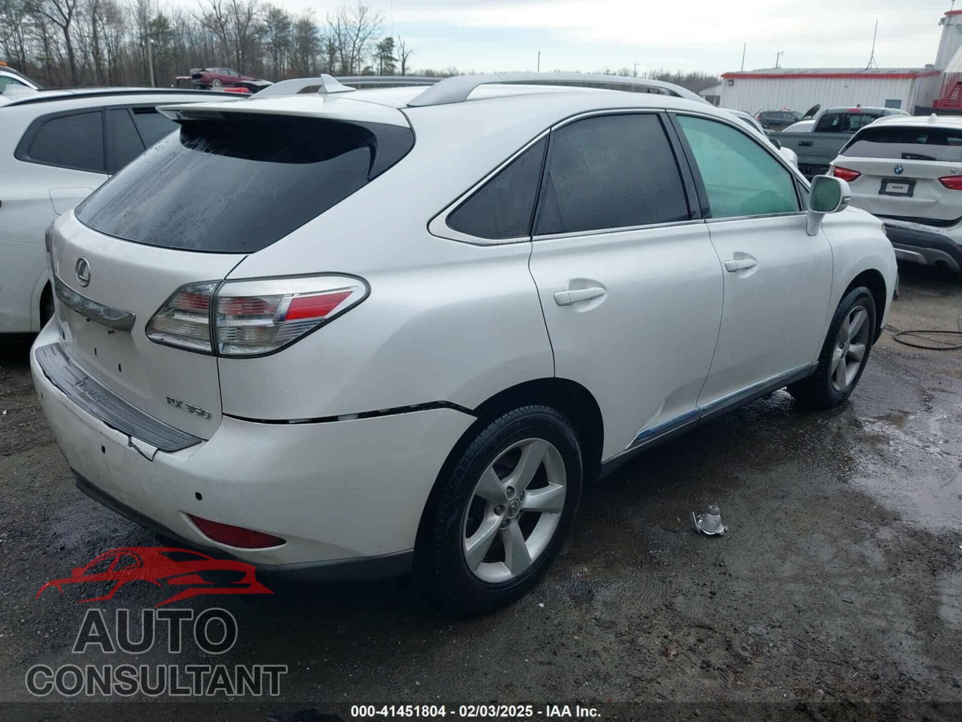 LEXUS RX 350 2011 - 2T2BK1BA2BC118876
