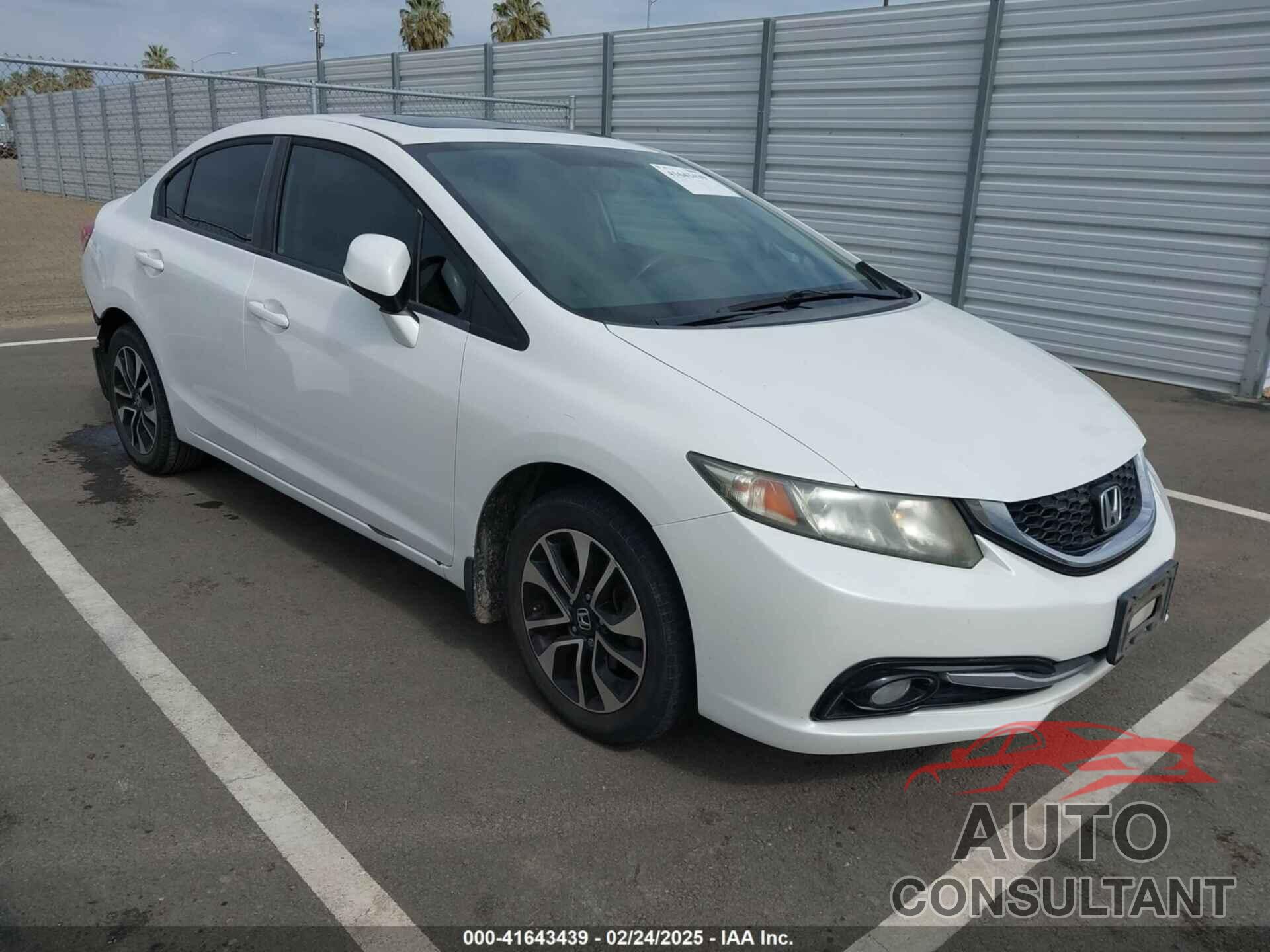 HONDA CIVIC 2013 - 19XFB2F90DE248865
