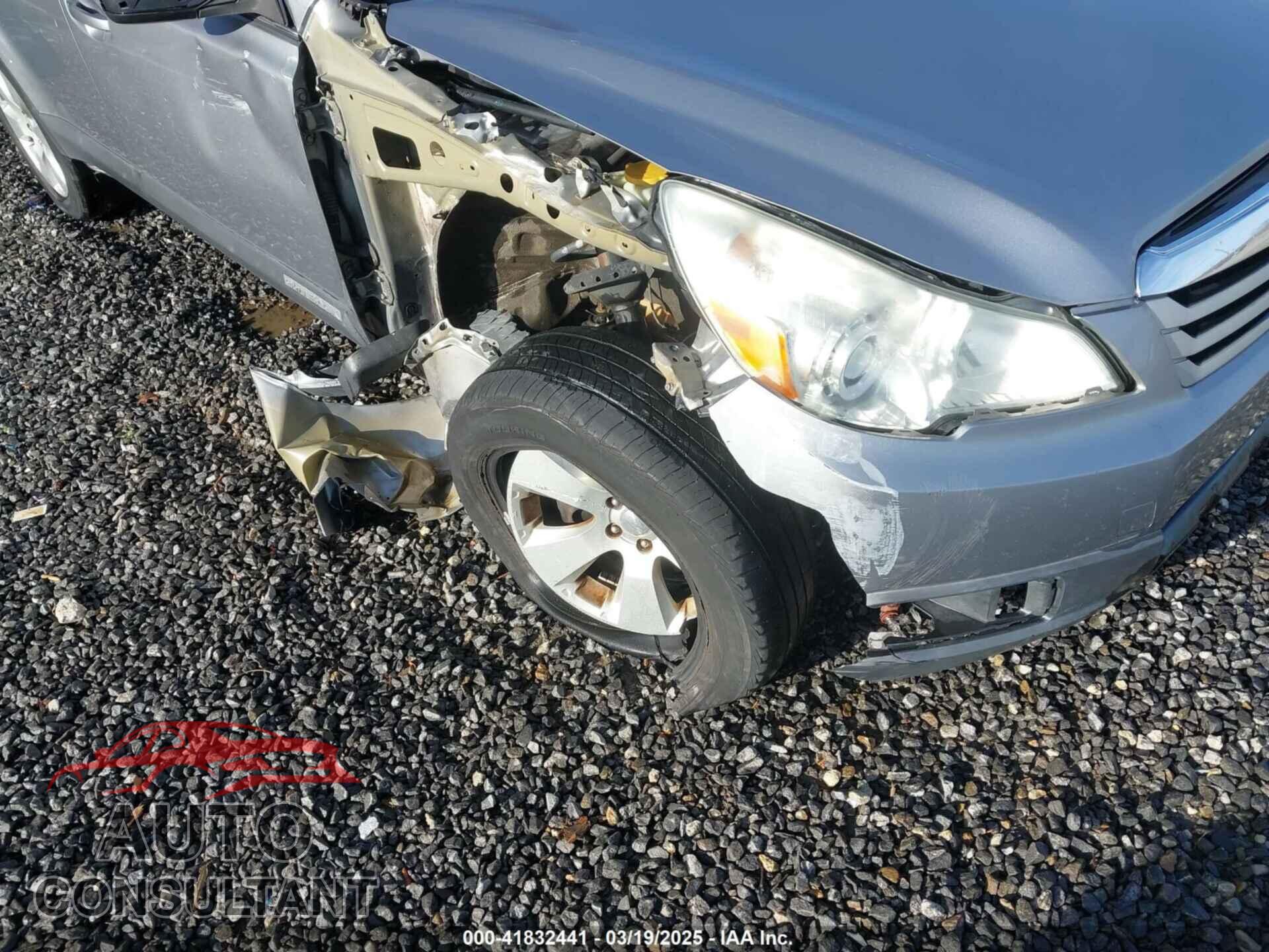 SUBARU OUTBACK 2011 - 4S4BRBCC4B3310889