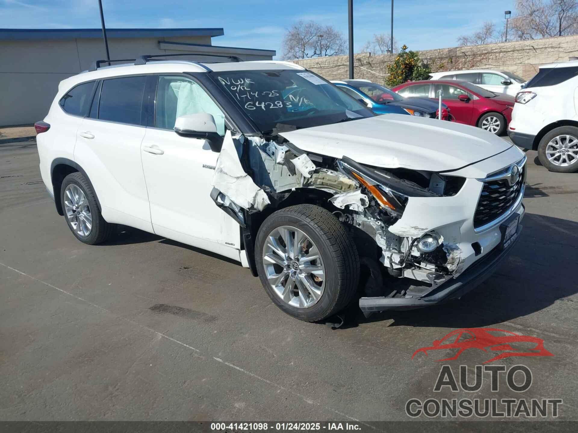 TOYOTA HIGHLANDER 2021 - 5TDXBRCH3MS053342