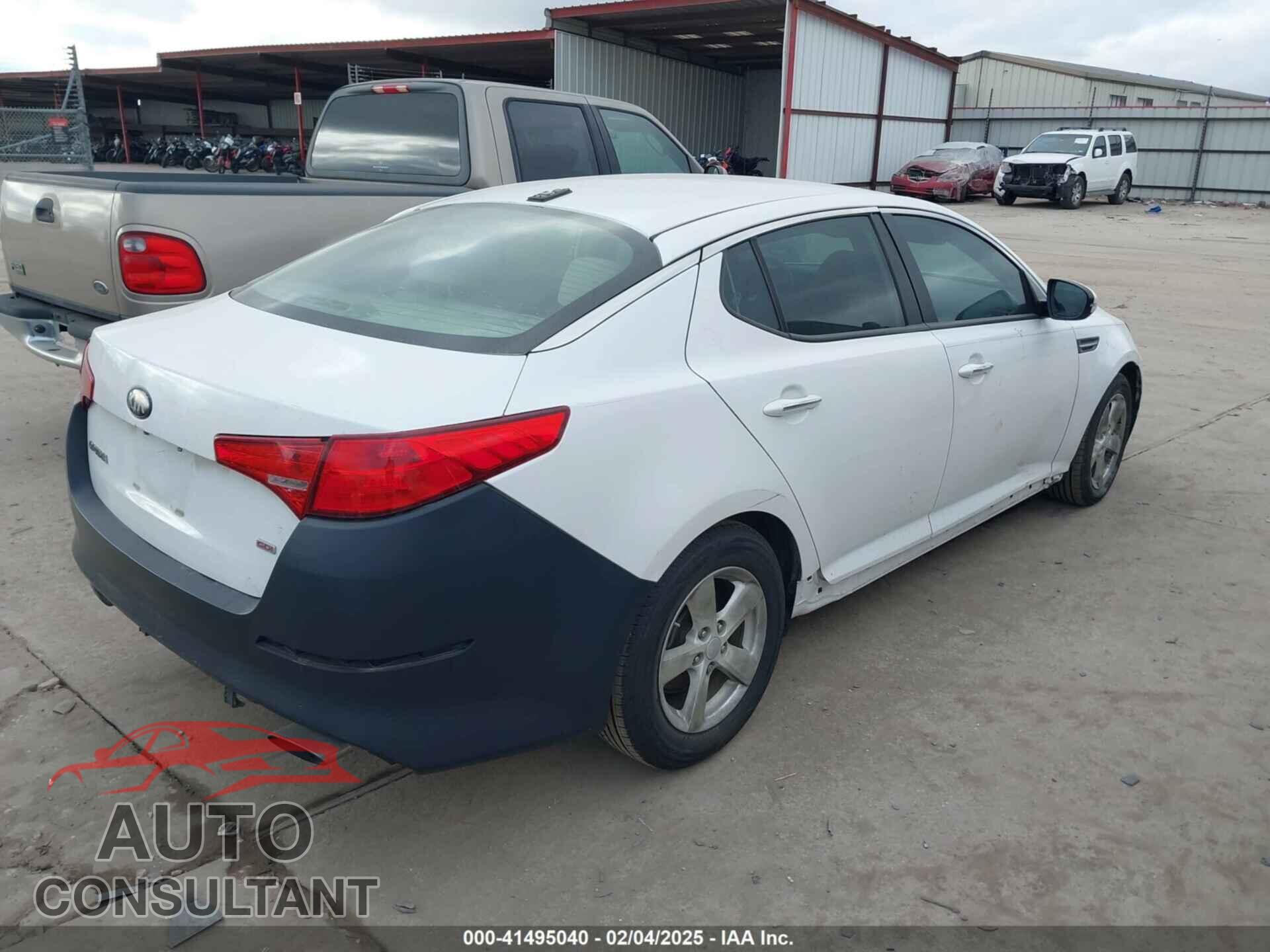 KIA OPTIMA 2015 - KNAGM4A71F5550497
