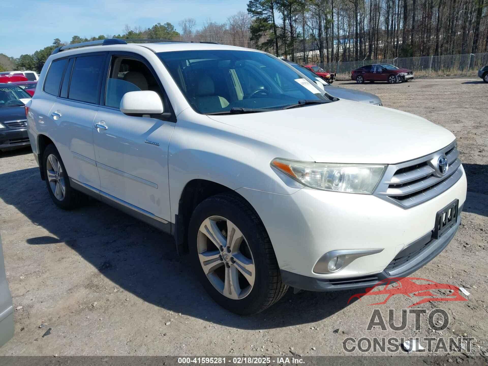 TOYOTA HIGHLANDER 2013 - 5TDYK3EH3DS101159