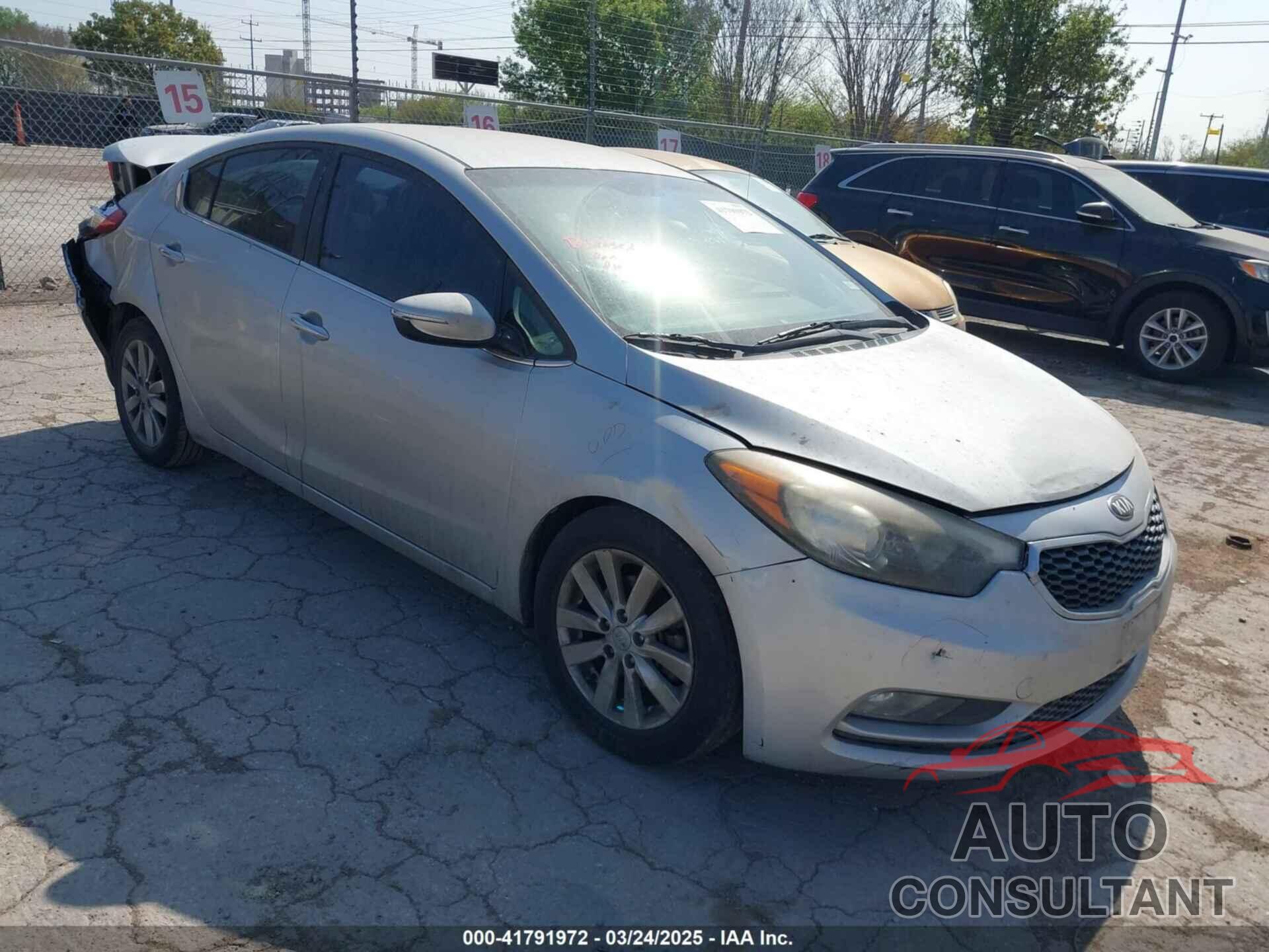 KIA FORTE 2015 - KNAFX4A86F5364398