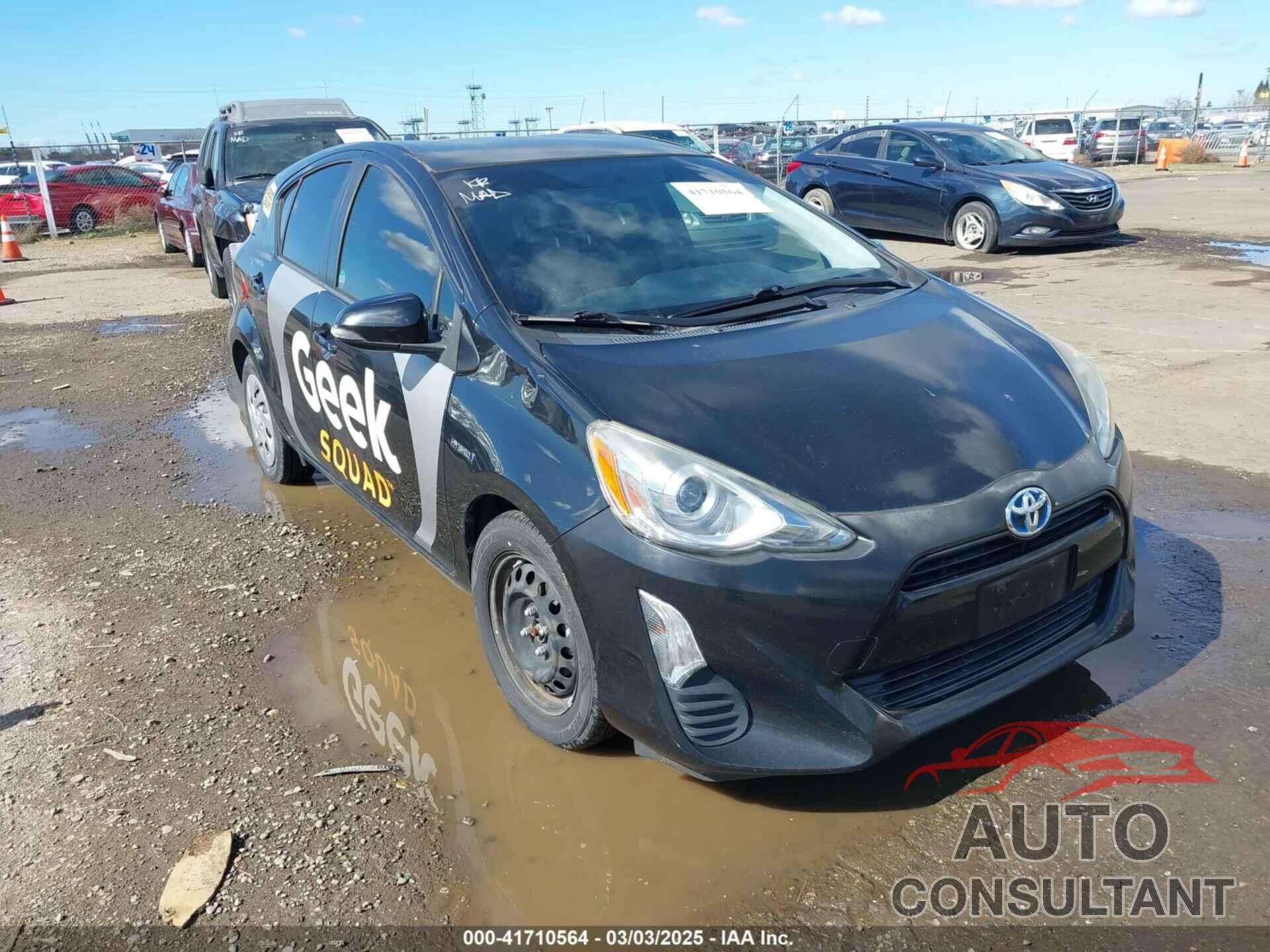 TOYOTA PRIUS C 2016 - JTDKDTB33G1121860