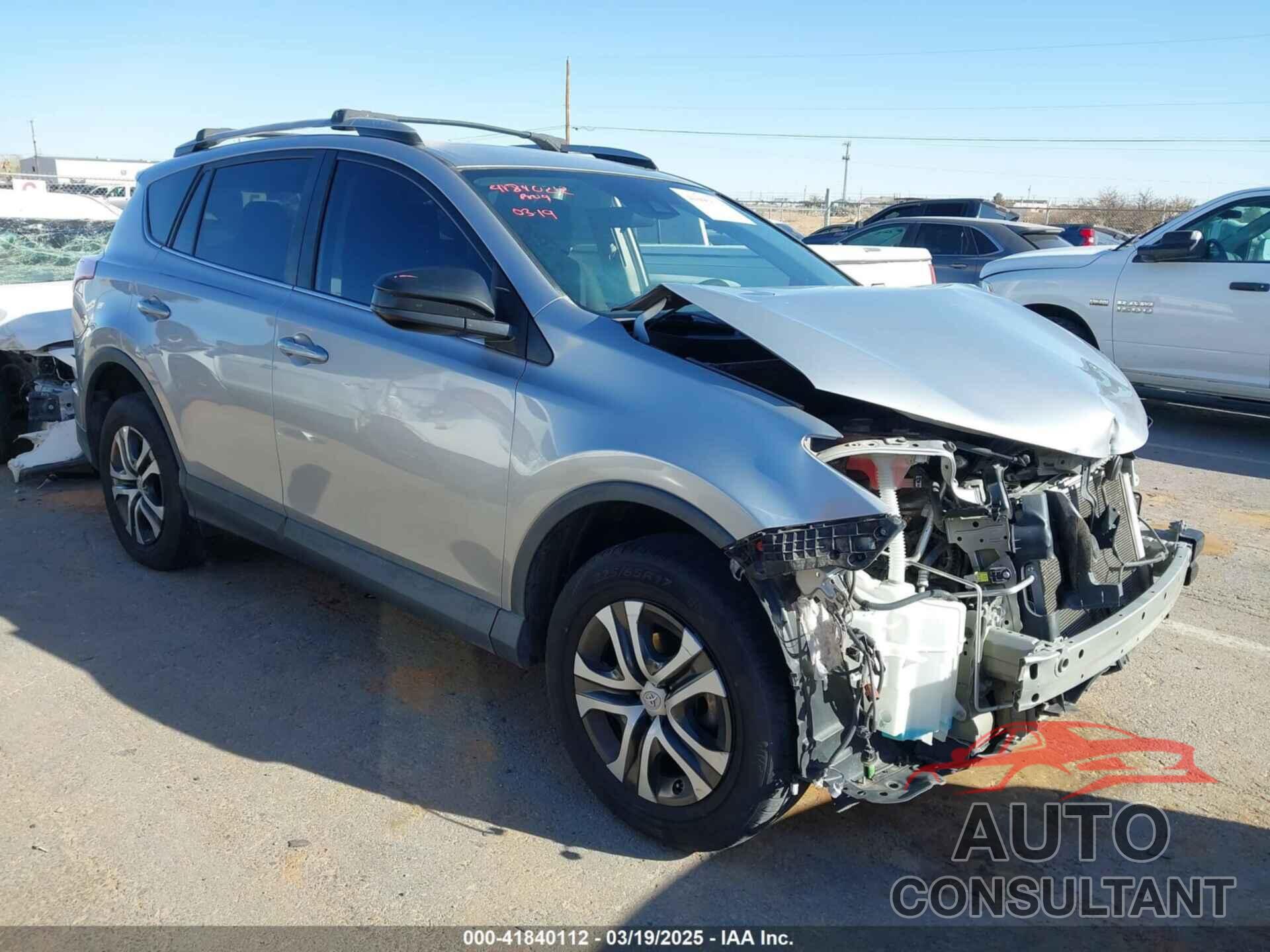 TOYOTA RAV4 2017 - 2T3ZFREV6HW331736