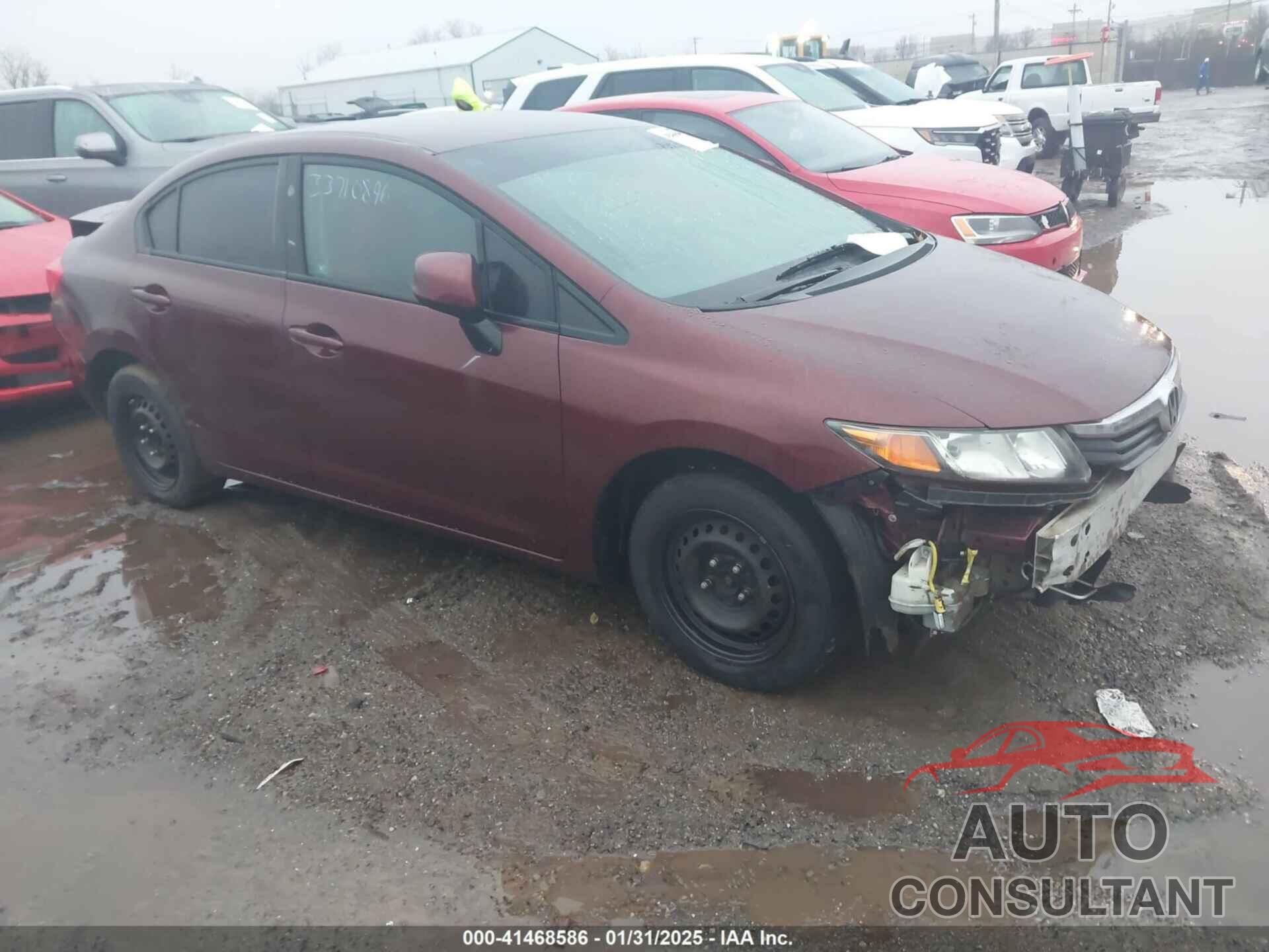 HONDA CIVIC 2012 - 19XFB2F57CE065491
