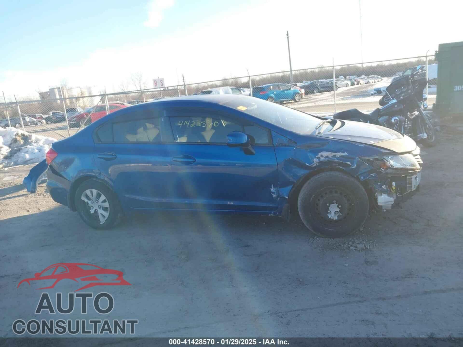 HONDA CIVIC 2012 - 2HGFB2F50CH509865
