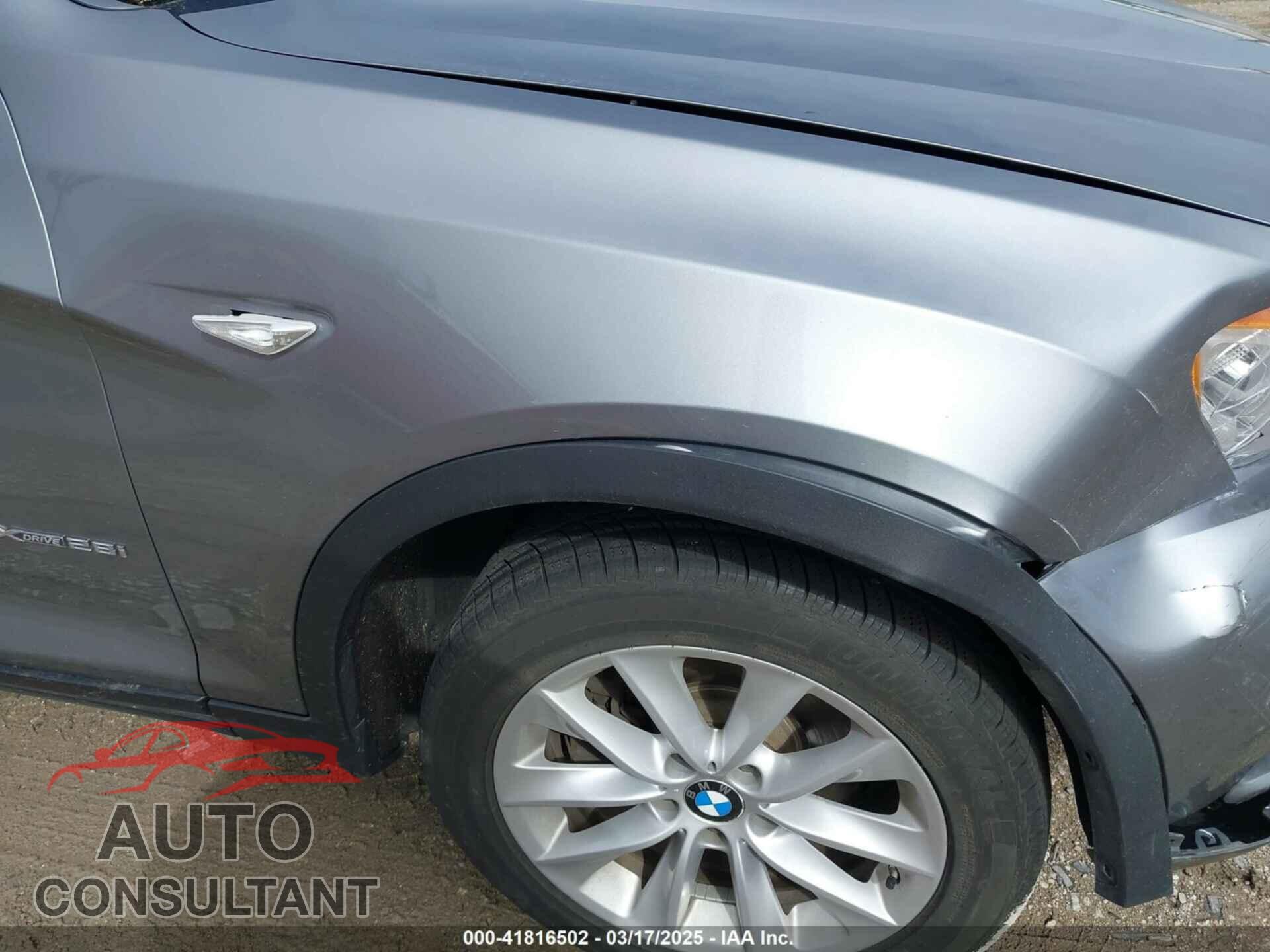 BMW X3 2013 - 5UXWX9C56D0A28443