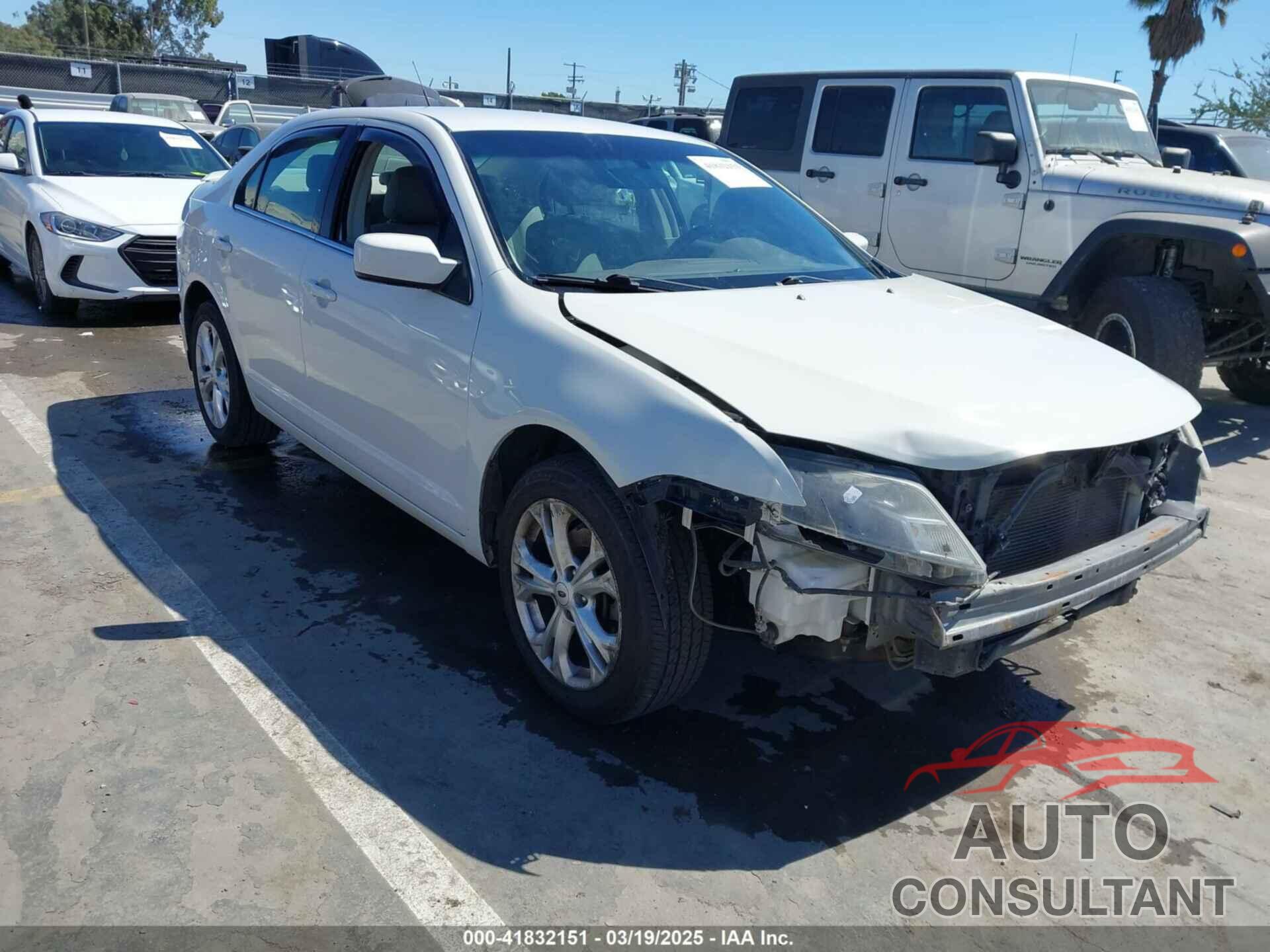 FORD FUSION 2012 - 3FAHP0HG1CR419324