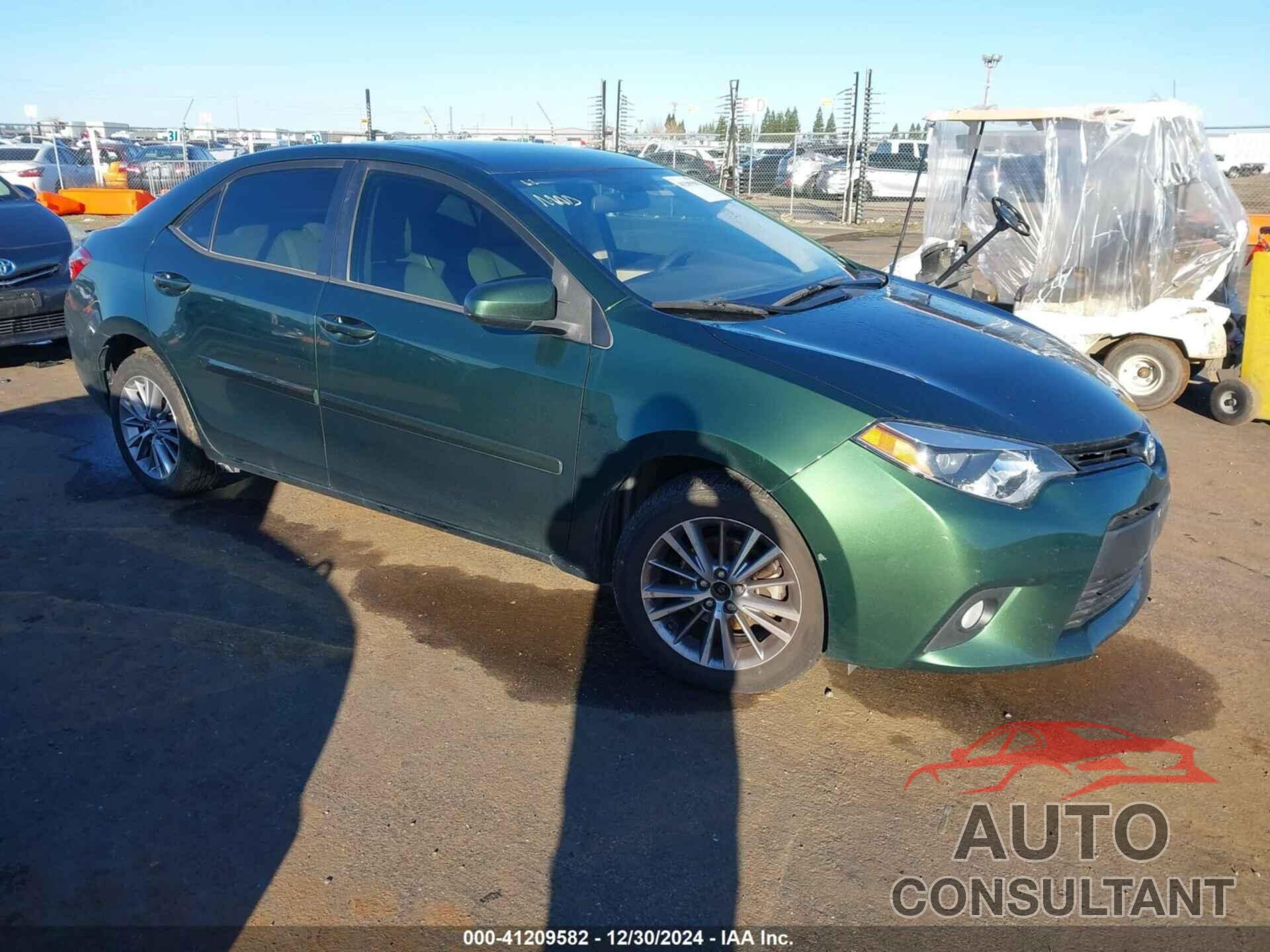 TOYOTA COROLLA 2014 - 5YFBURHE6EP023877