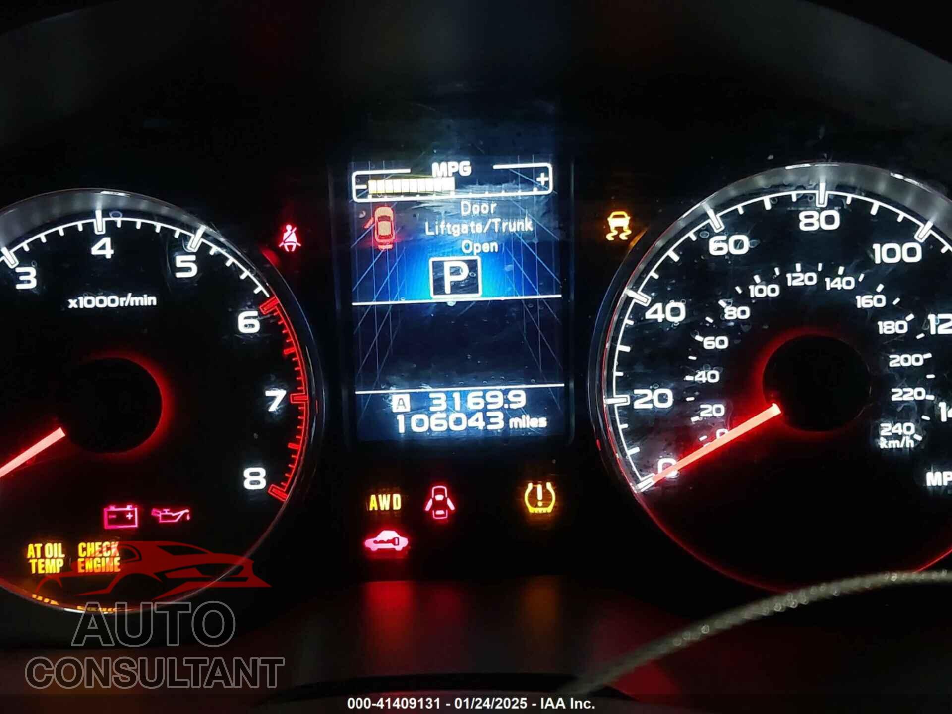 SUBARU LEGACY 2014 - 4S3BMBL64E3036739