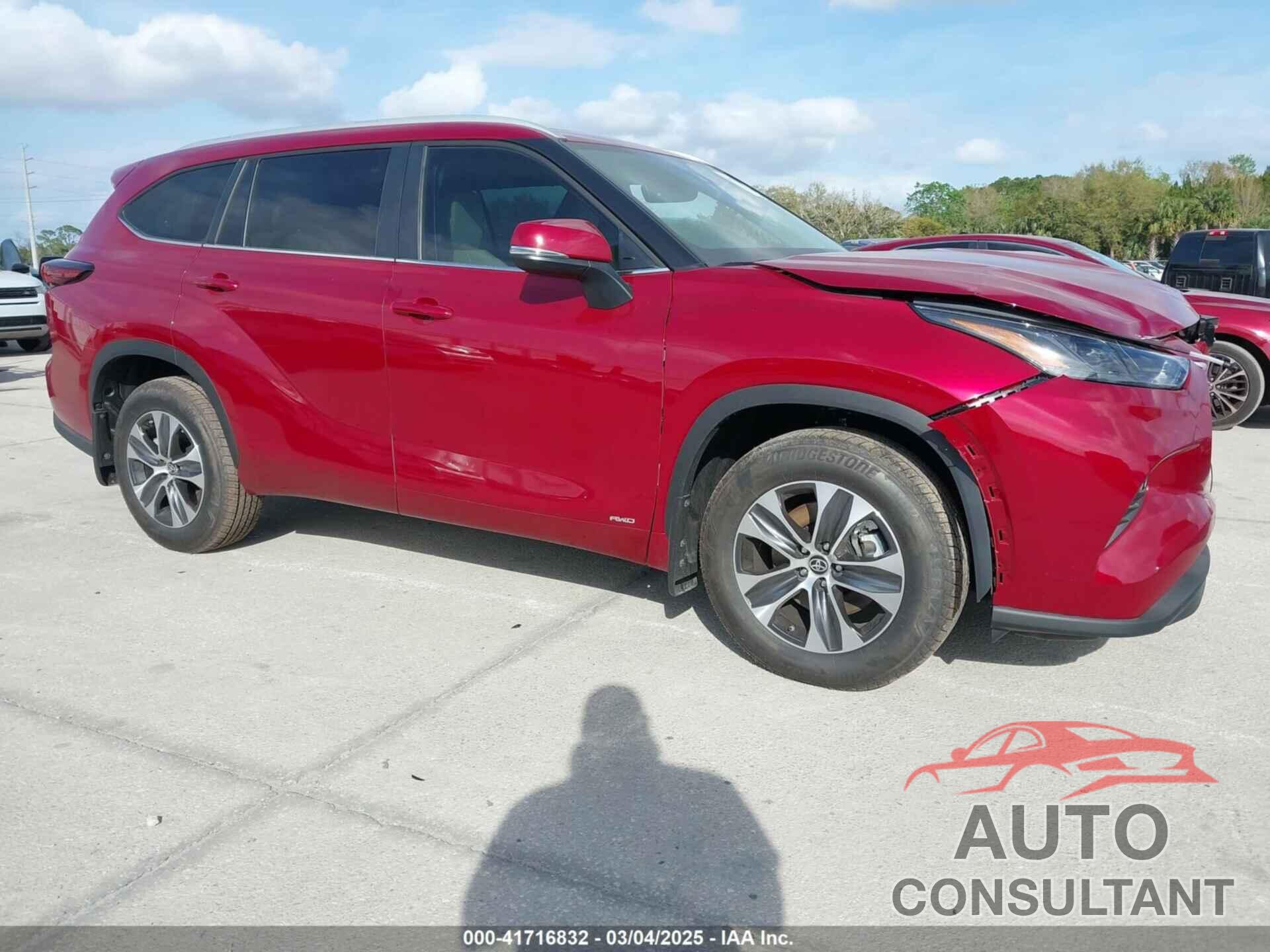 TOYOTA HIGHLANDER HYBRID 2025 - 5TDKBRCH7SS654342