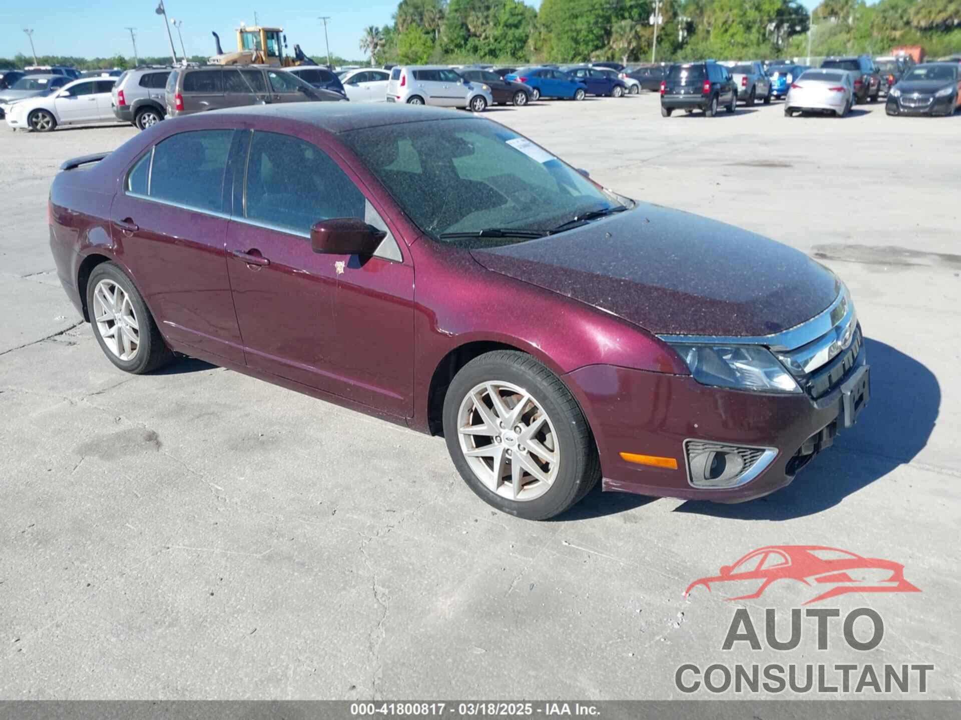 FORD FUSION 2012 - 3FAHP0JG9CR235405