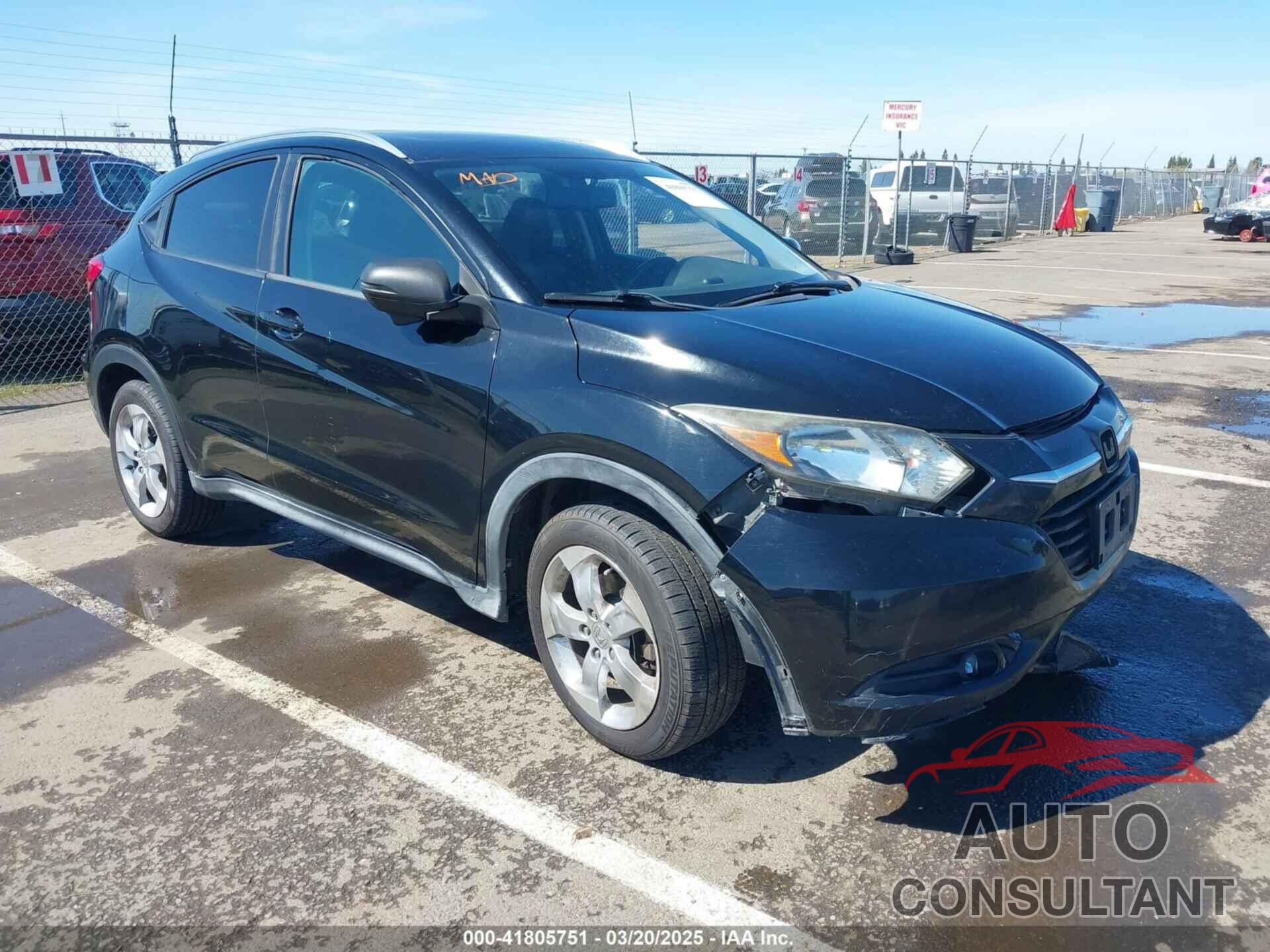 HONDA HR-V 2016 - 3CZRU6H72GM734320