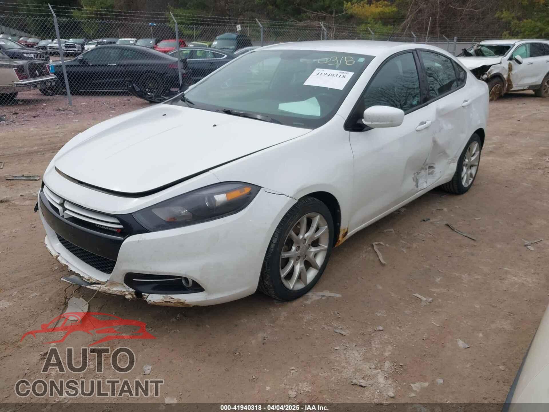 DODGE DART 2013 - 1C3CDFBH5DD157405