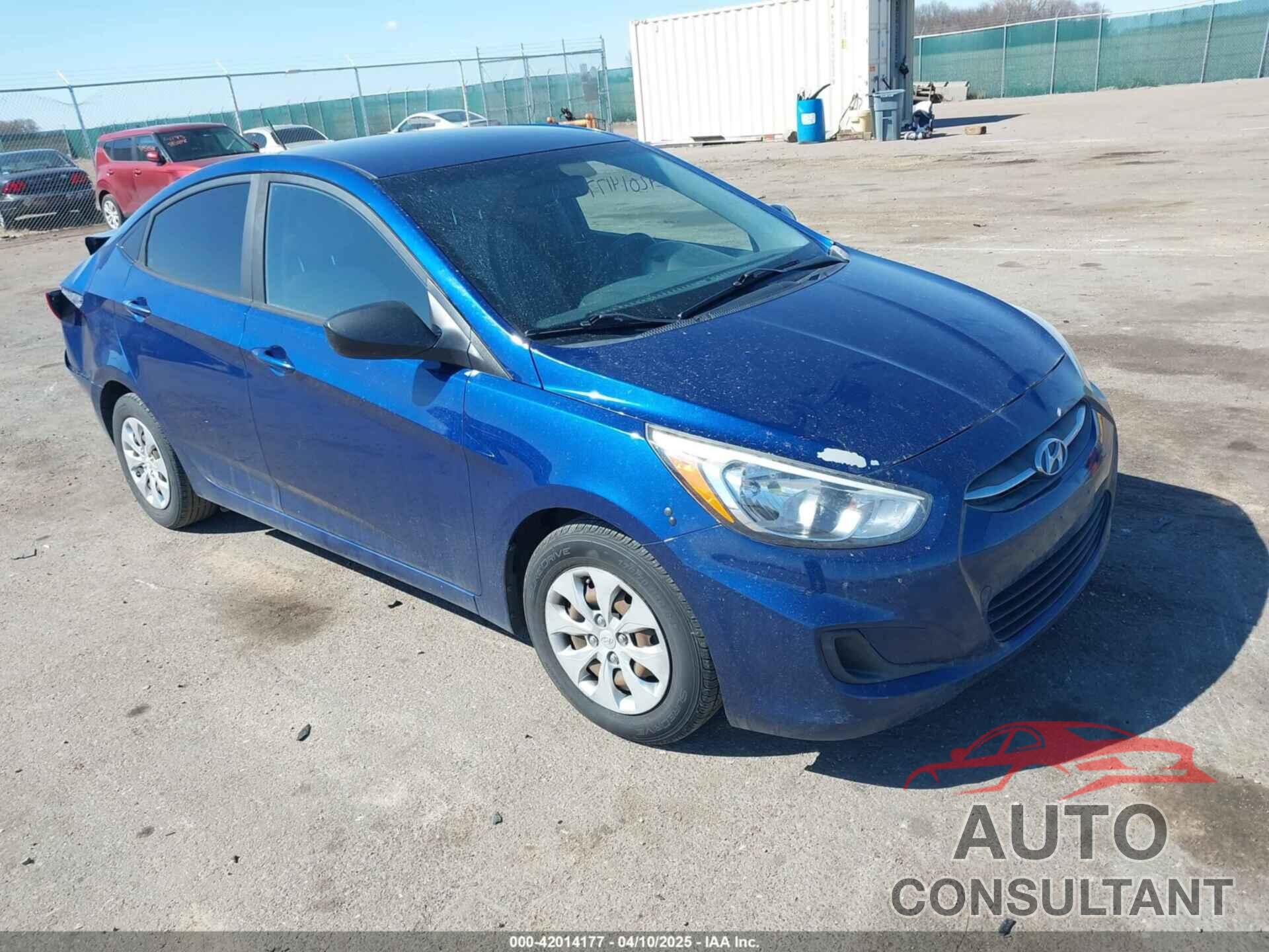 HYUNDAI ACCENT 2016 - KMHCT4AE9GU071721