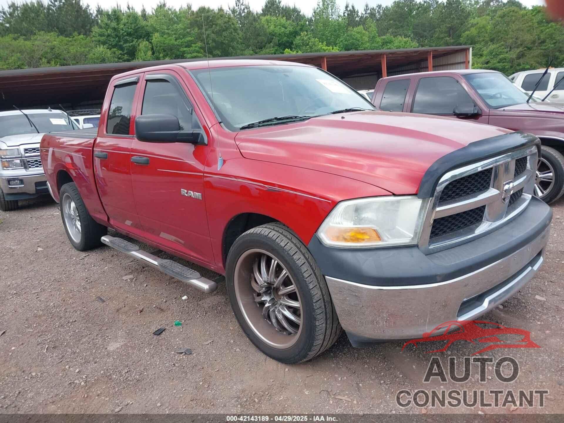 DODGE RAM 1500 2010 - 1D7RB1GP7AS245691